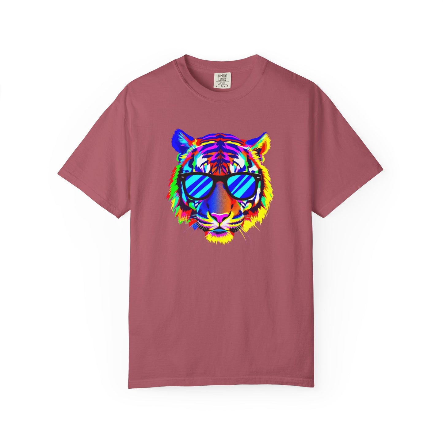 Vibrant Tiger Graphic T-Shirt - Unisex, Cool & Colorful Design