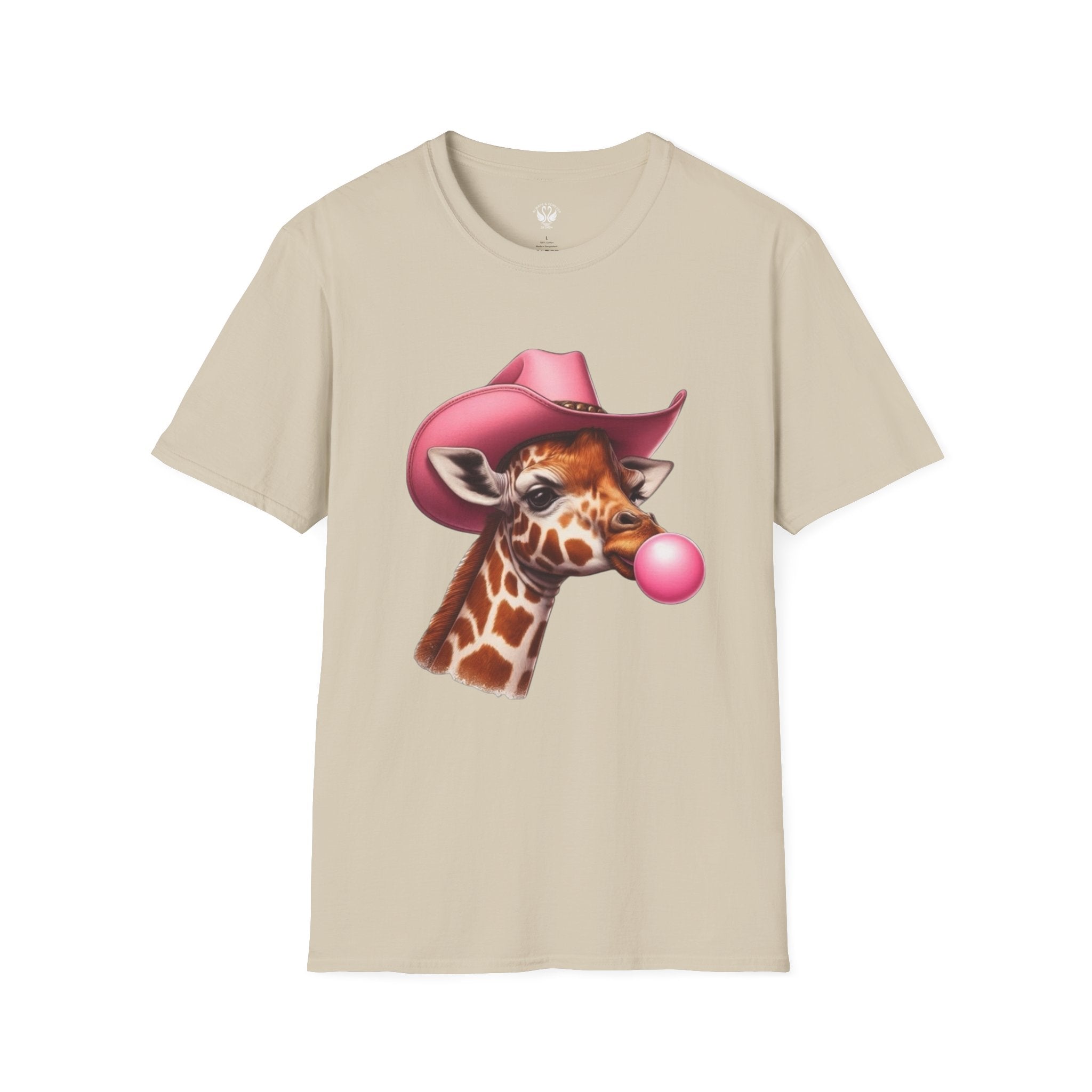 Whimsical Giraffe T-Shirt, Fun Casual Tee, Gifts for Animal Lovers, Birthday Apparel, Cute Graphic Shirt