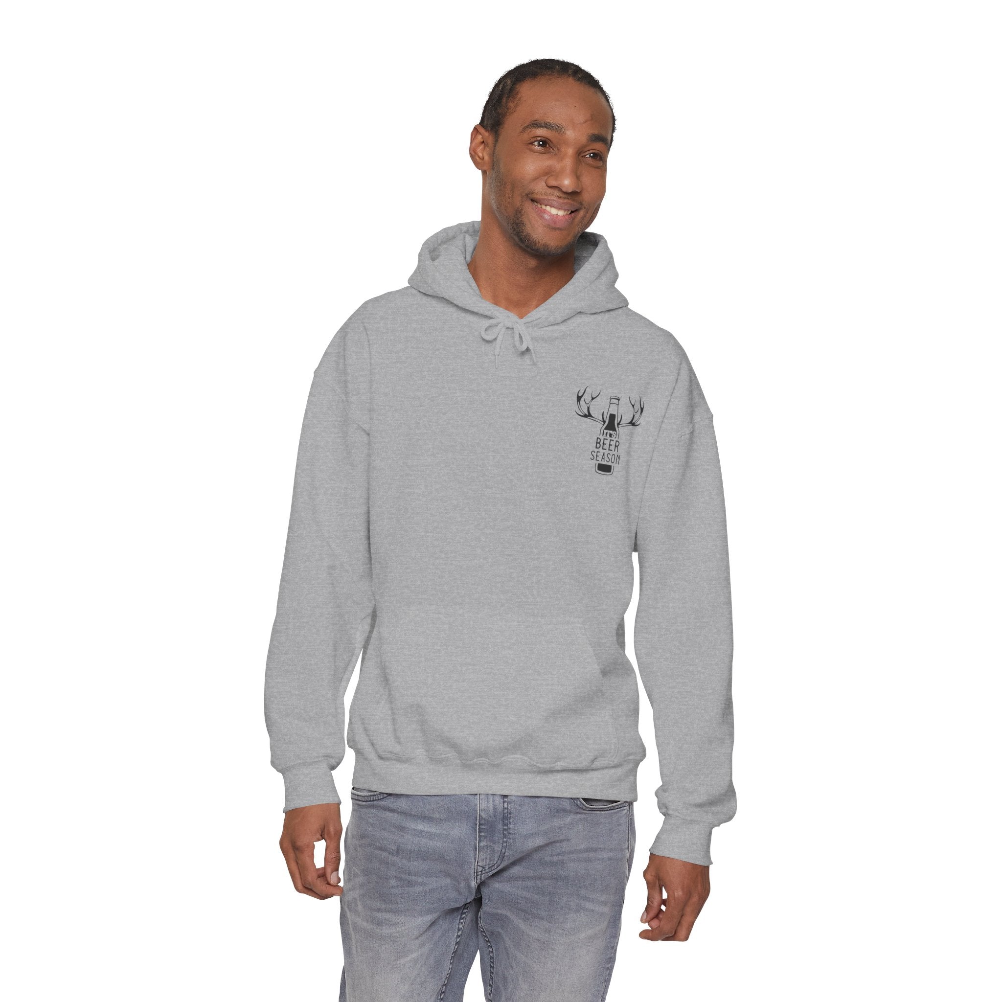 Beer Season Hoodie for Comfort and Style, Unisex Hooded Sweatshirt, Beer Lover Gift, Cozy Casual Wear, Perfect for Camping