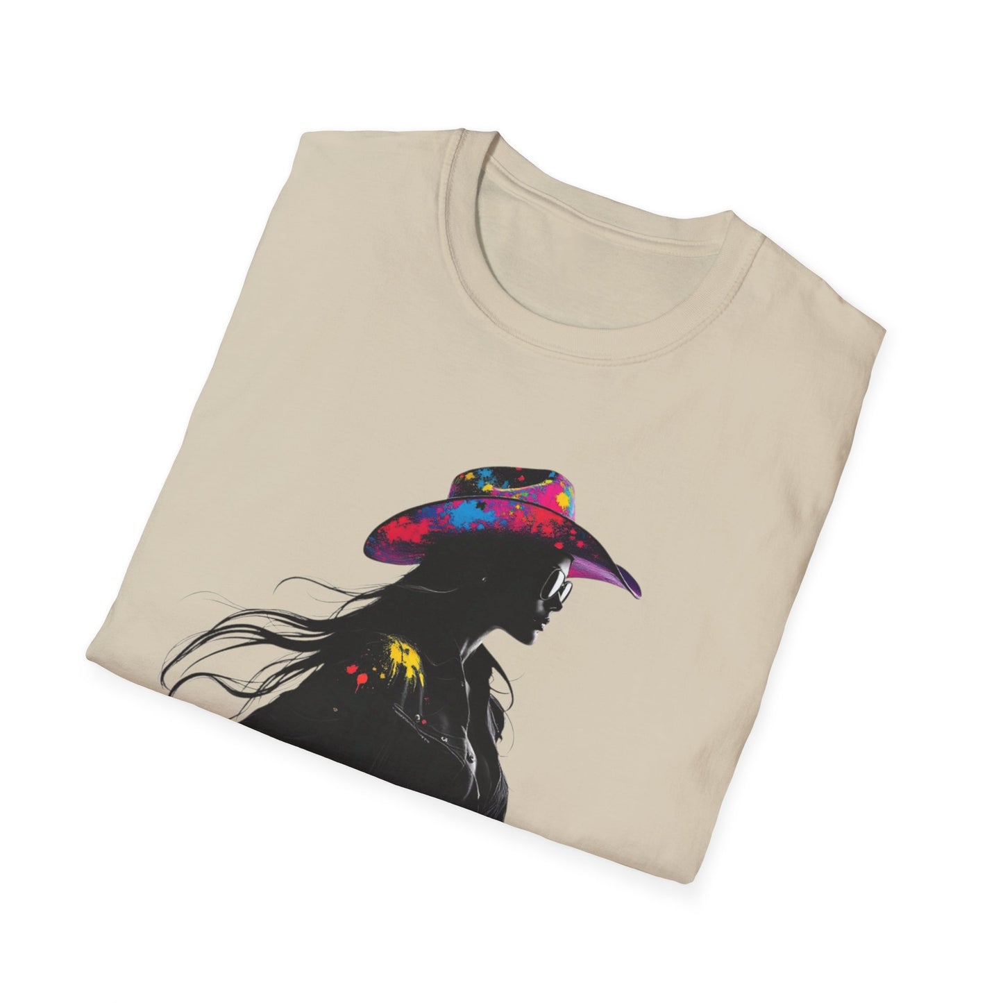 Cowgirl Vibes Unisex Softstyle T-Shirt - Trendy Western Graphic Tee