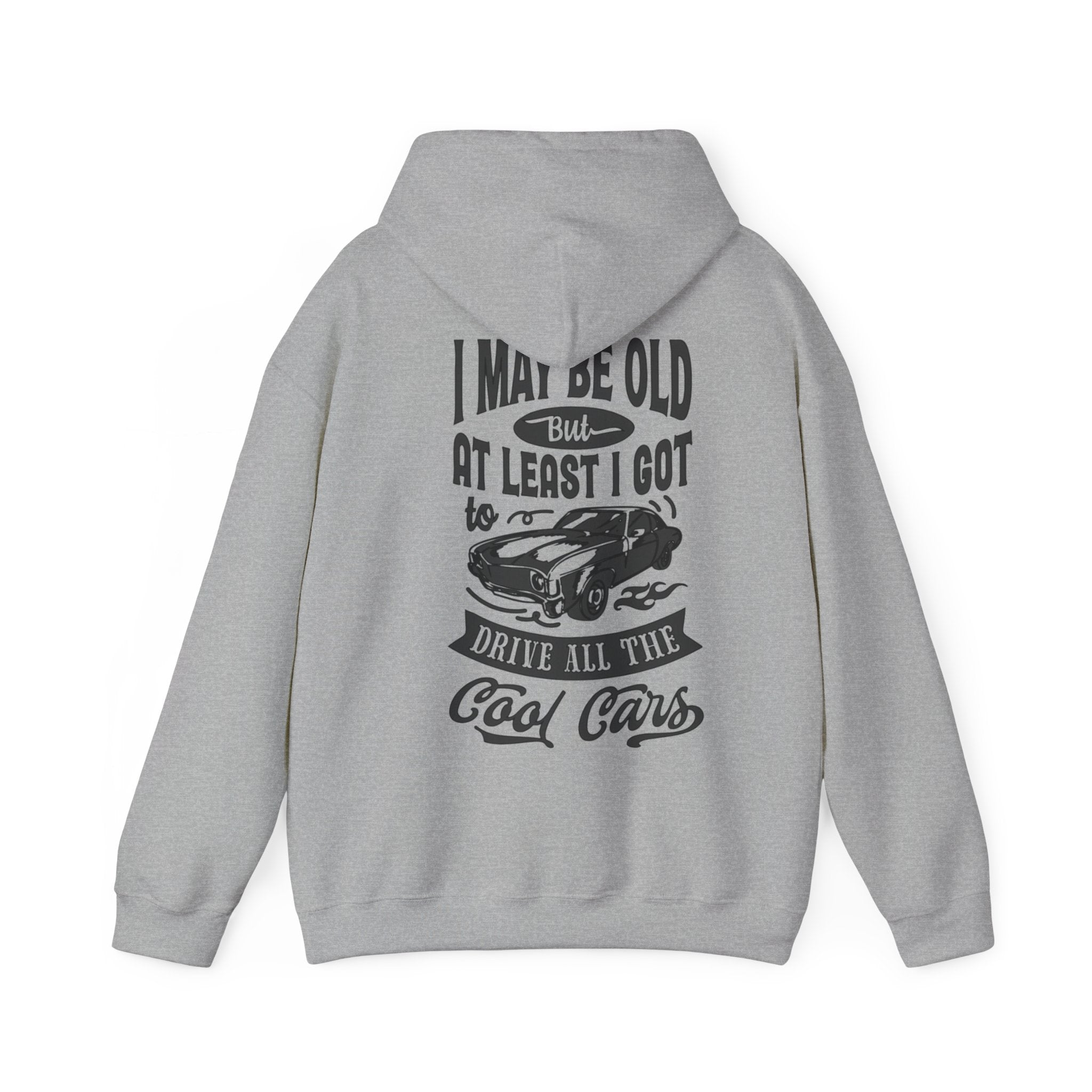 Cool Cars Vintage Hoodie, Funny Sweatshirt, Gift for Car Lovers, Retro Vehicle Apparel, Unique Birthday Present, Unisex Hooded Pullover