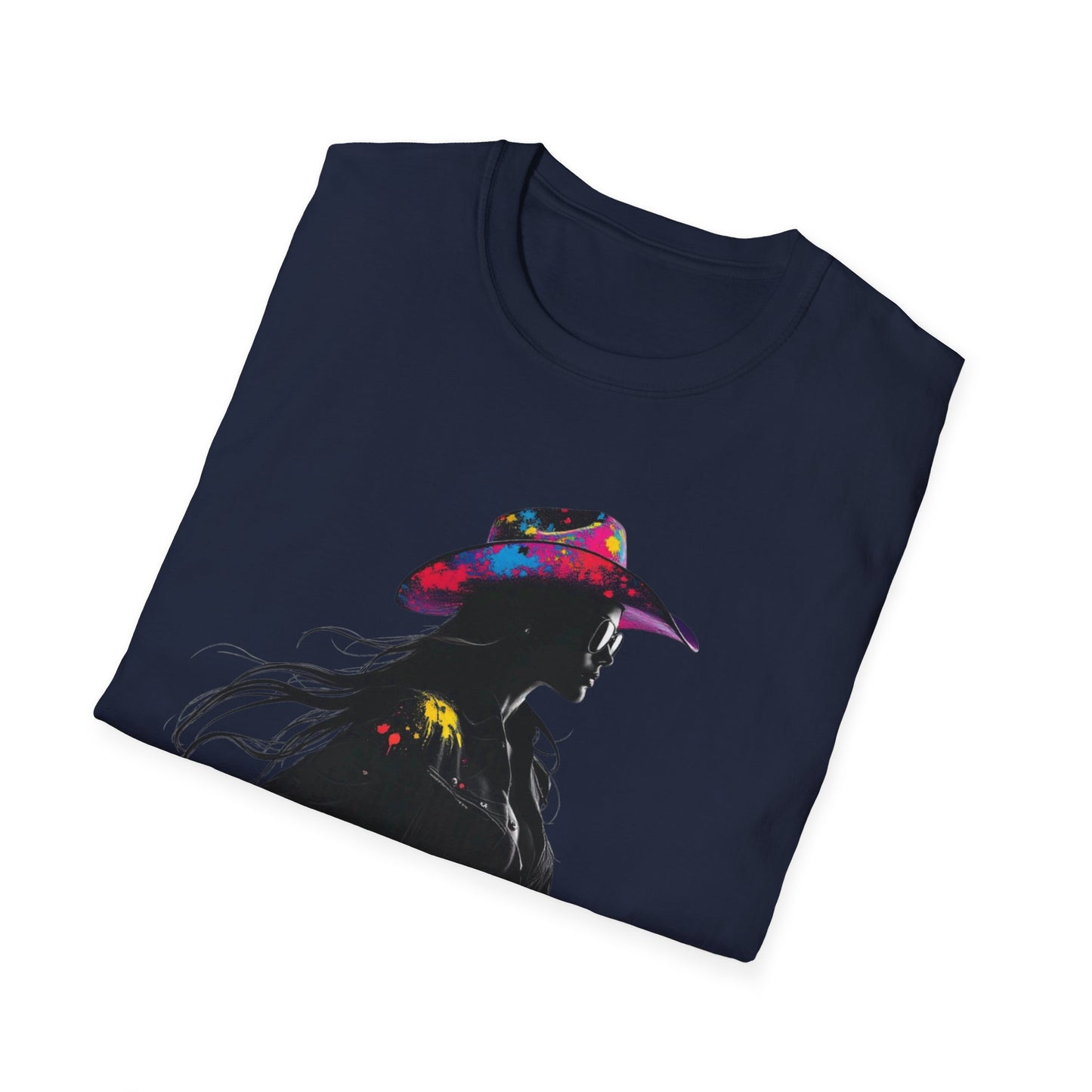 Cowgirl Vibes Unisex Softstyle T-Shirt - Trendy Western Graphic Tee