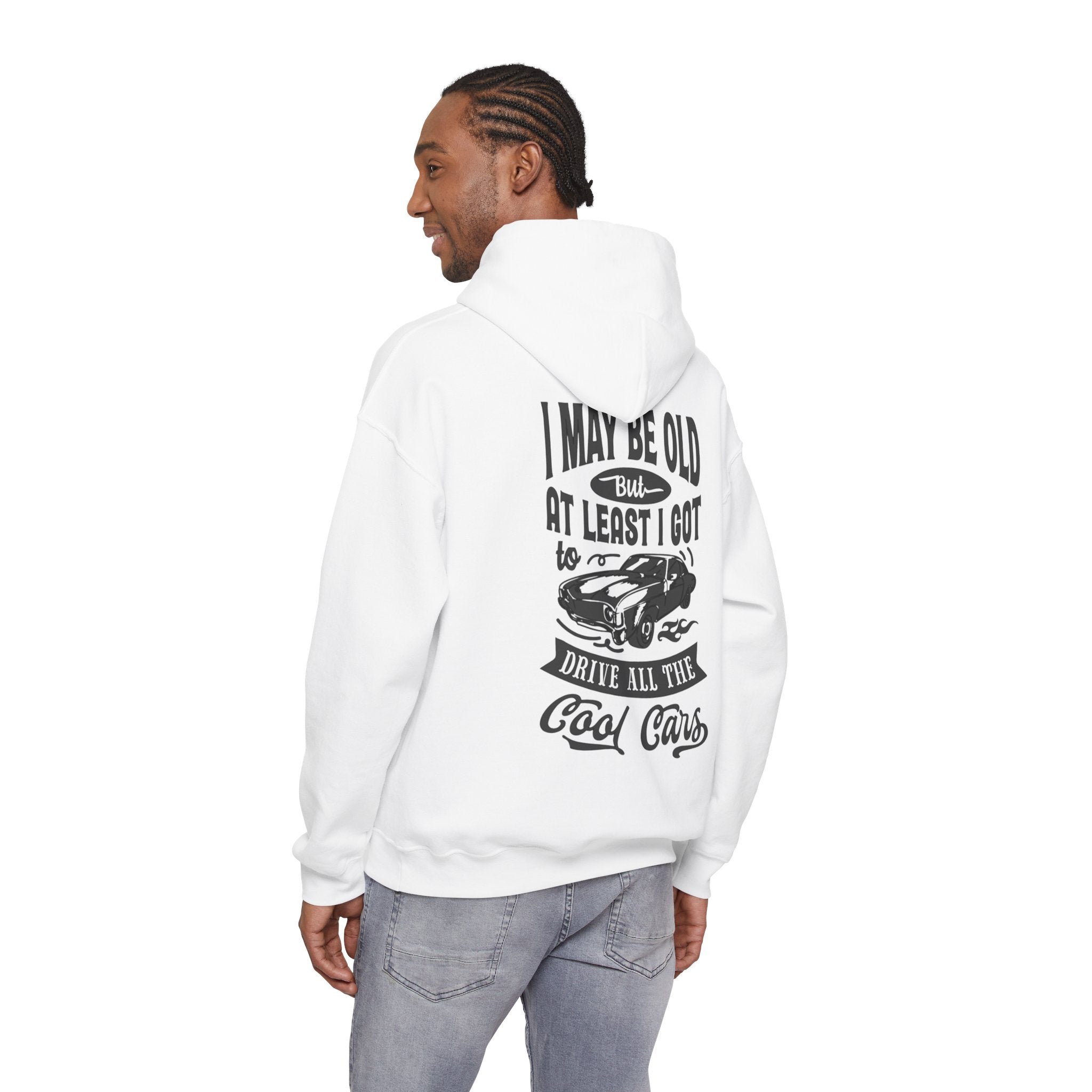 Cool Cars Vintage Hoodie, Funny Sweatshirt, Gift for Car Lovers, Retro Vehicle Apparel, Unique Birthday Present, Unisex Hooded Pullover