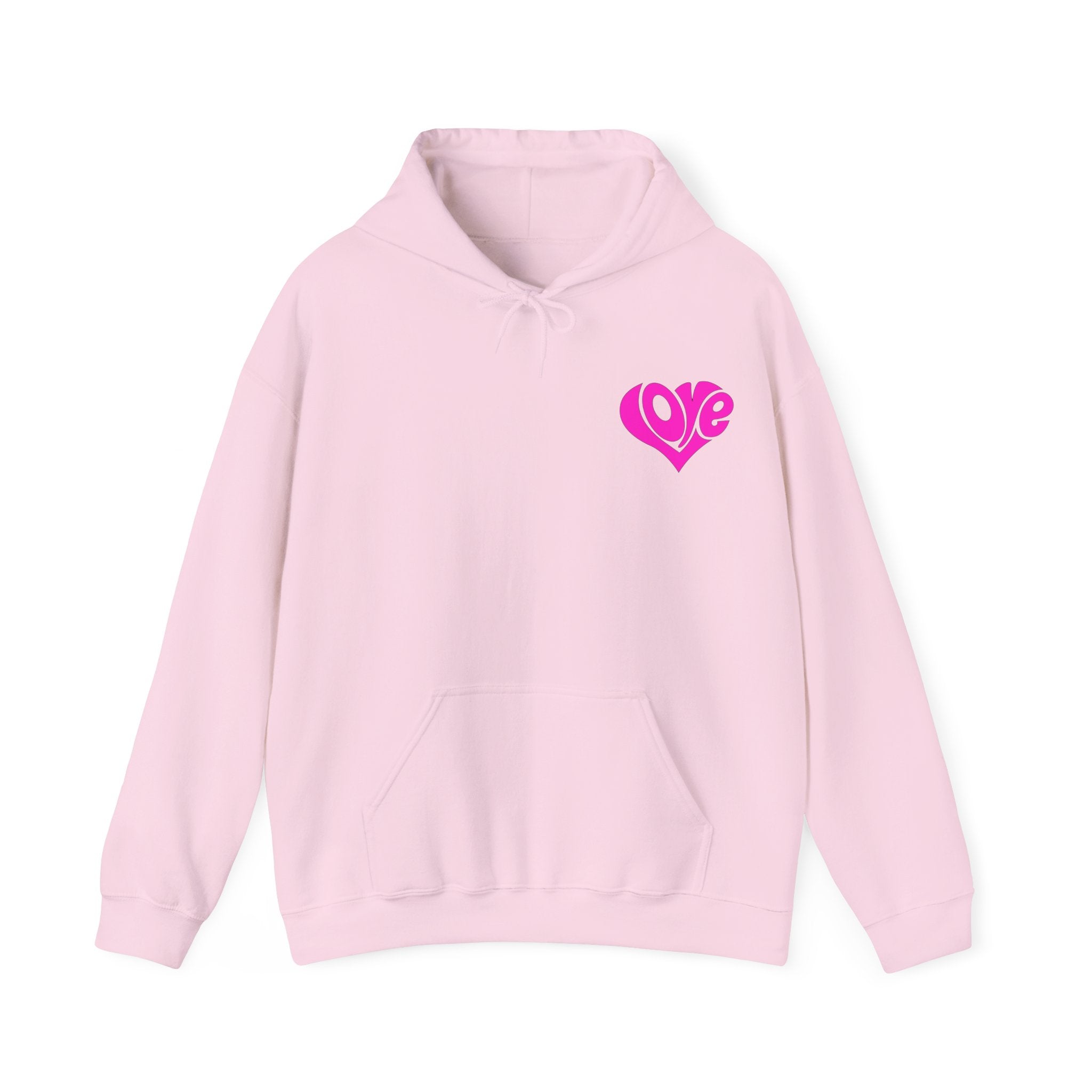 Cozy Love Heart Hoodie | Unisex Sweatshirt for Valentine's Day, Gift for Her, Celebrations, Casual Wear, Anniversary