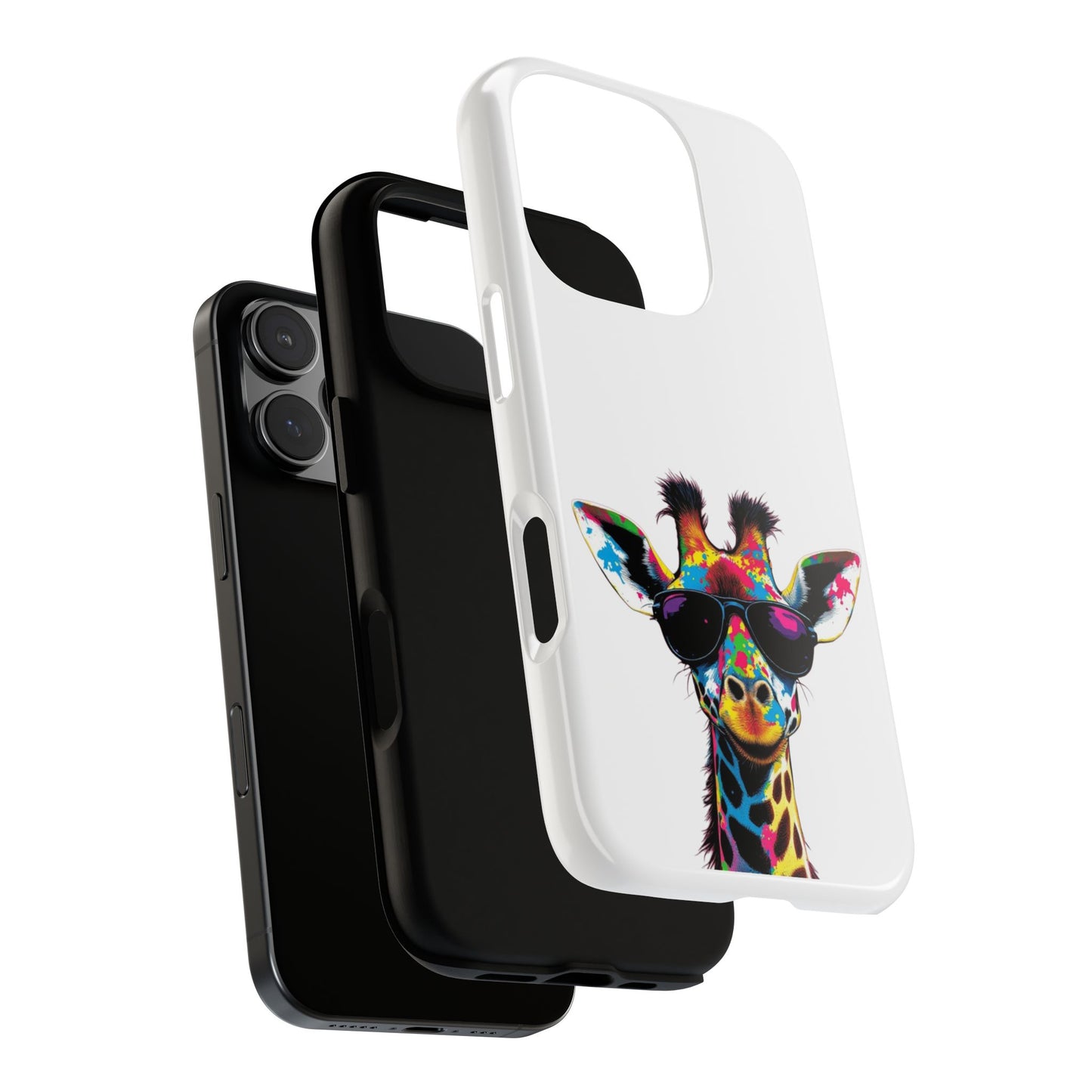 Colorful Giraffe Phone Case - Tough Cases for Animal Lovers