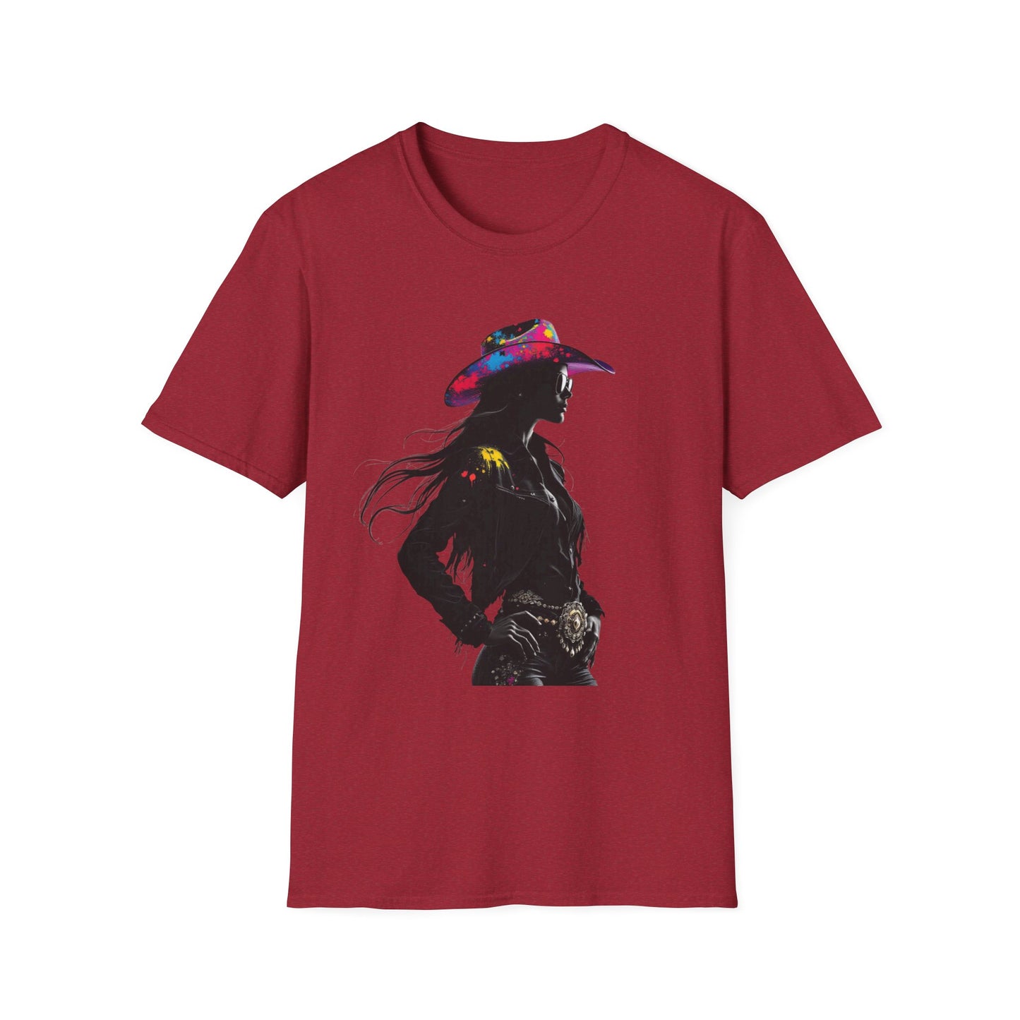 Cowgirl Vibes Unisex Softstyle T-Shirt - Trendy Western Graphic Tee