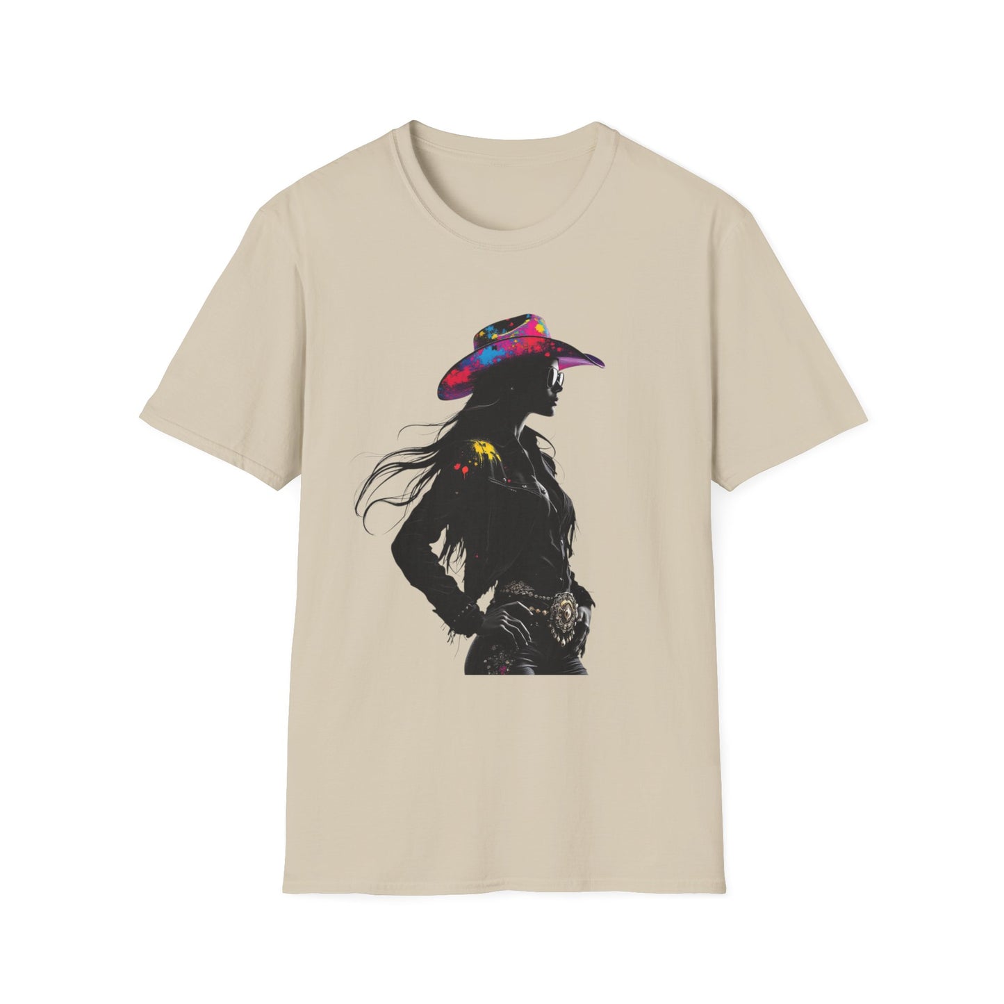 Cowgirl Vibes Unisex Softstyle T-Shirt - Trendy Western Graphic Tee