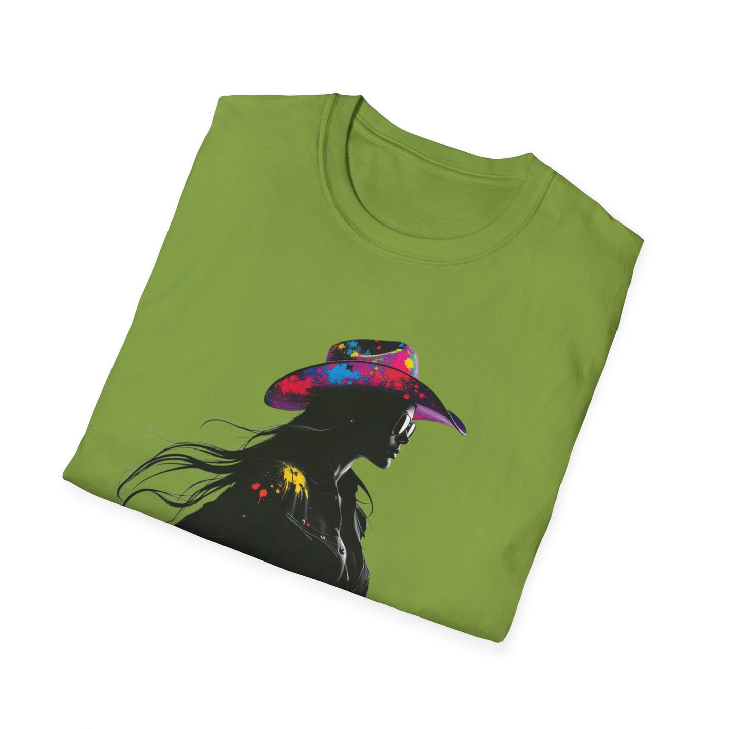 Cowgirl Vibes Unisex Softstyle T-Shirt - Trendy Western Graphic Tee