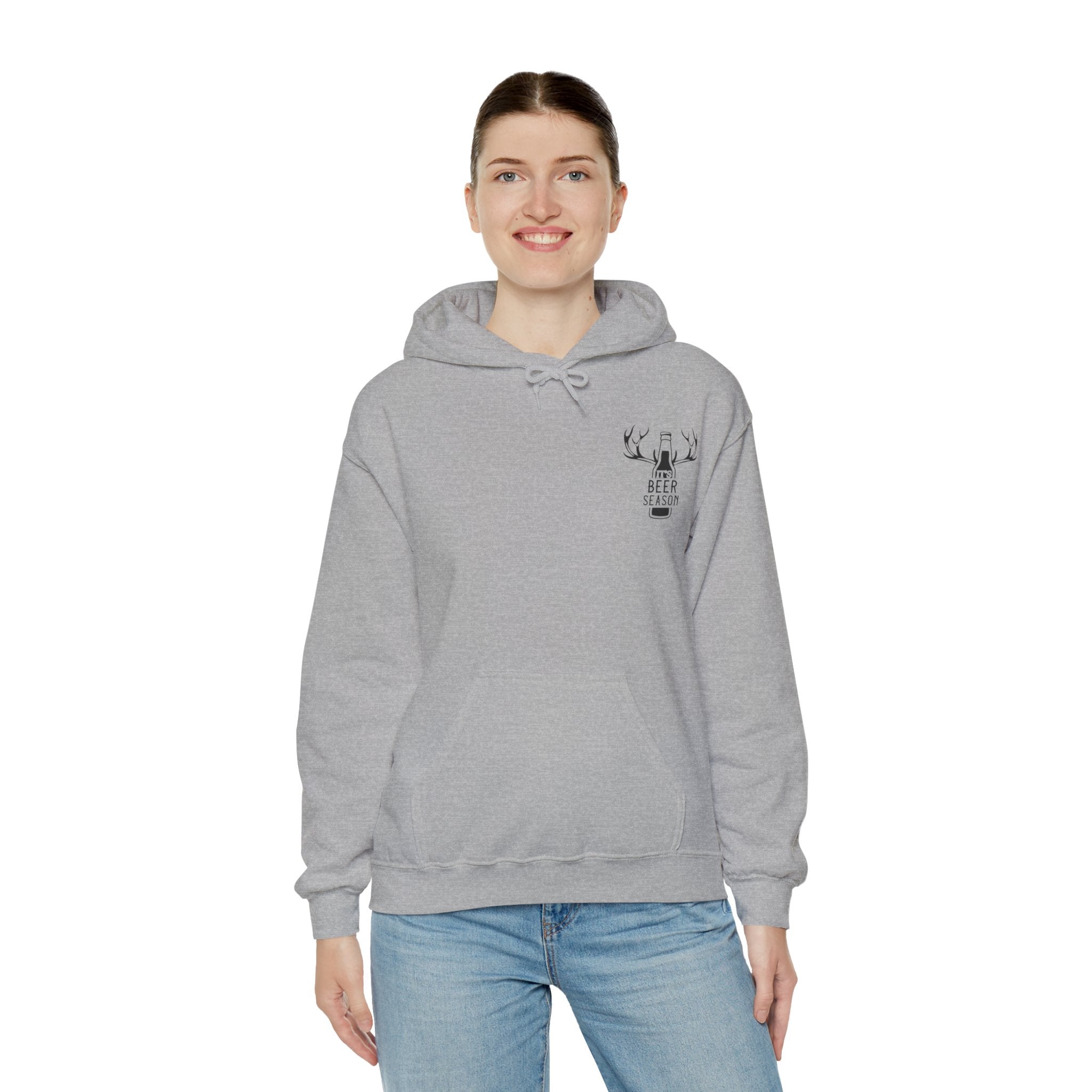 Beer Season Hoodie for Comfort and Style, Unisex Hooded Sweatshirt, Beer Lover Gift, Cozy Casual Wear, Perfect for Camping