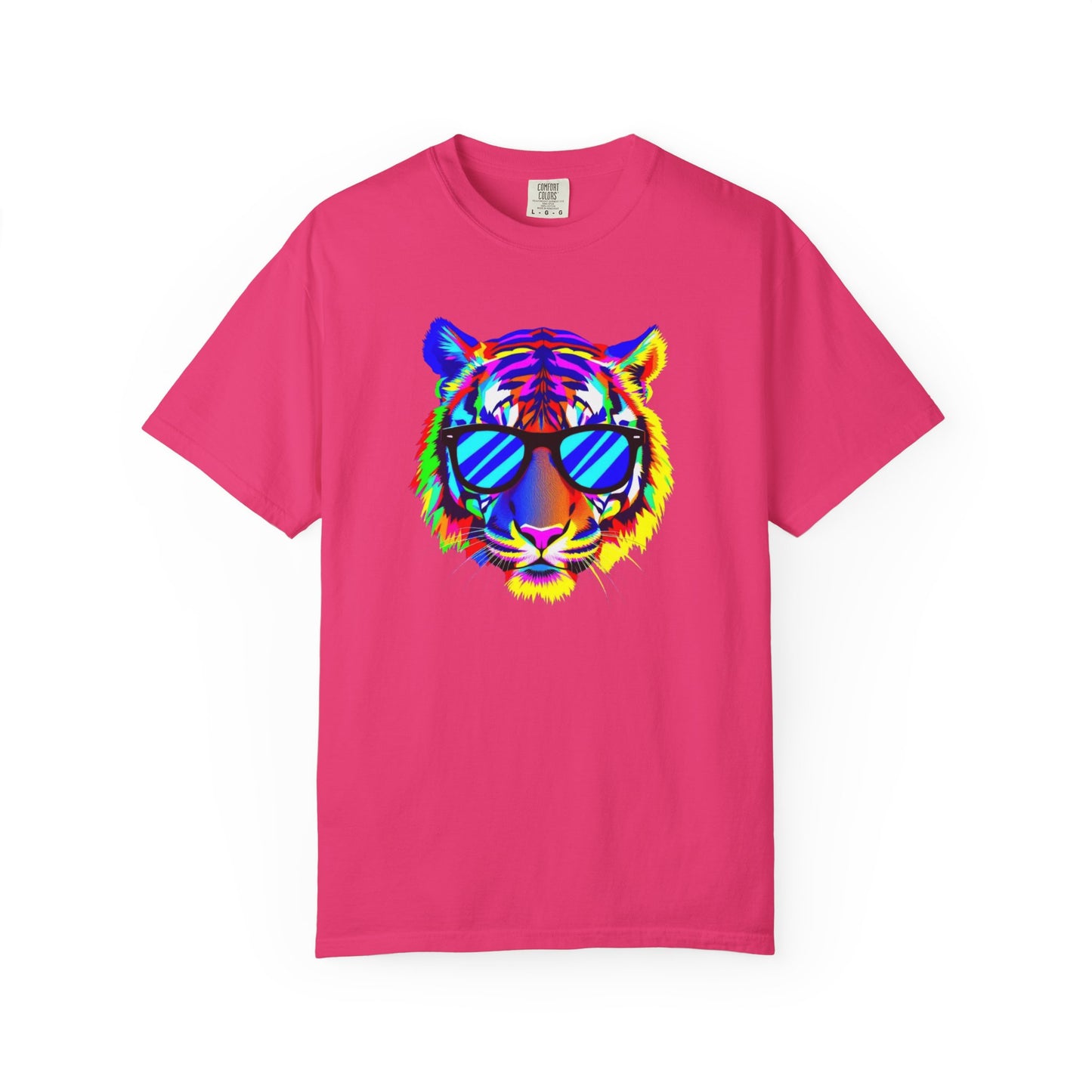 Vibrant Tiger Graphic T-Shirt - Unisex, Cool & Colorful Design