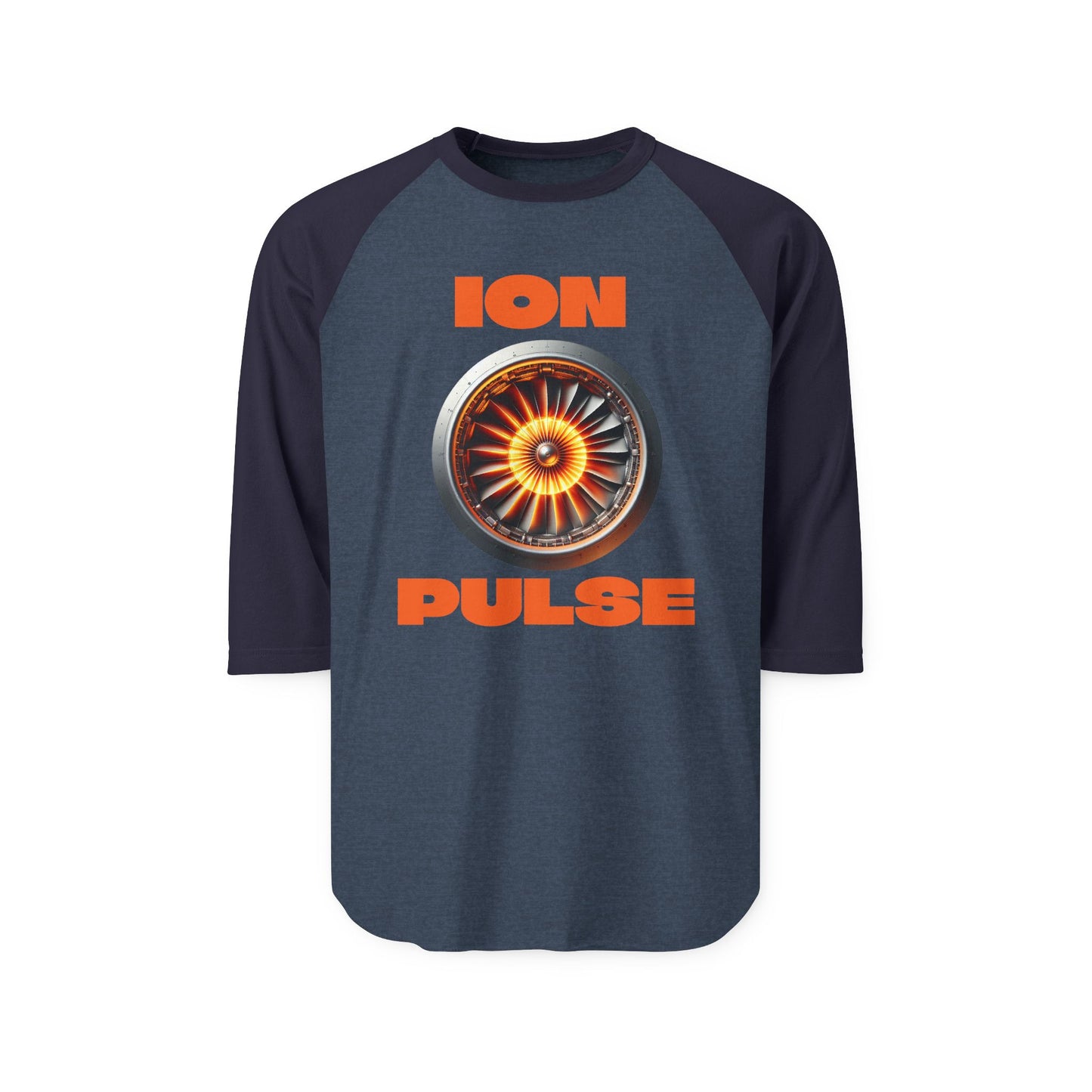 ION PULSE Unisex Three-Quarter Sleeve Raglan Shirt - Perfect for Motorsports Fans