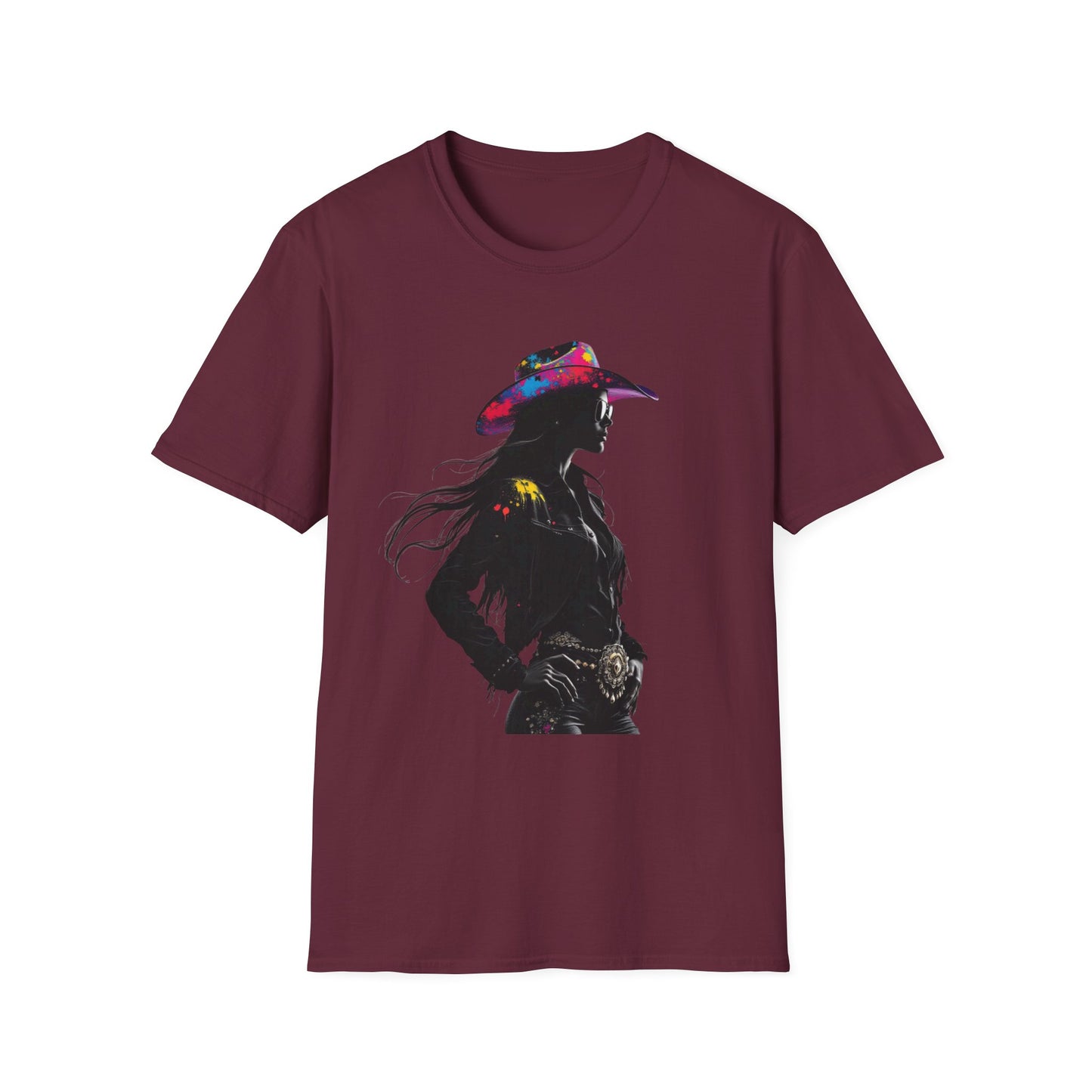 Cowgirl Vibes Unisex Softstyle T-Shirt - Trendy Western Graphic Tee