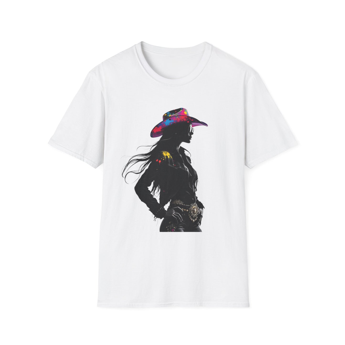 Cowgirl Vibes Unisex Softstyle T-Shirt - Trendy Western Graphic Tee