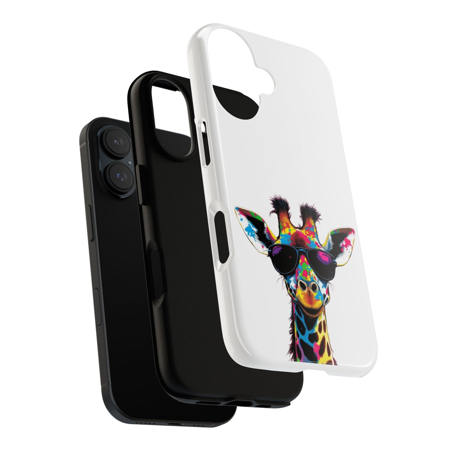 Colorful Giraffe Phone Case - Tough Cases for Animal Lovers