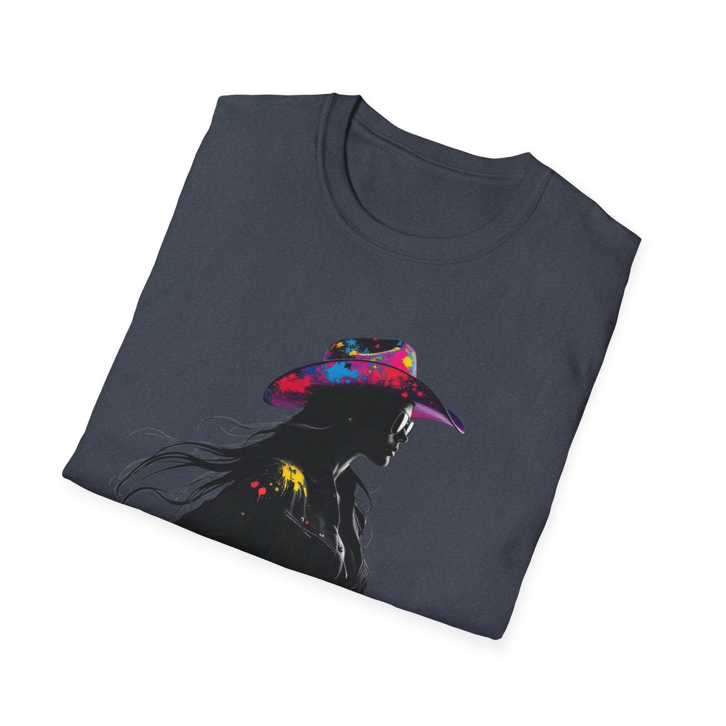 Cowgirl Vibes Unisex Softstyle T-Shirt - Trendy Western Graphic Tee