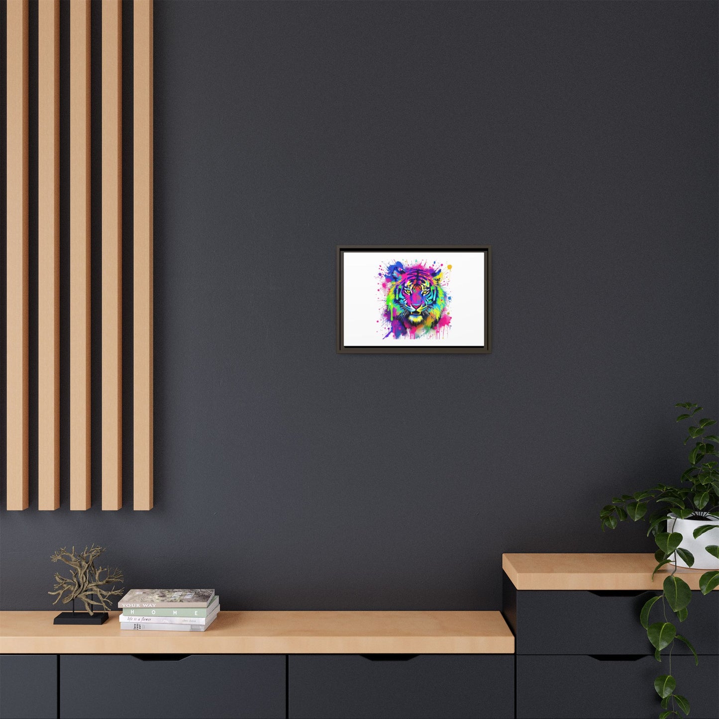 Vibrant Tiger Canvas Print - Framed Art for Bold Decor