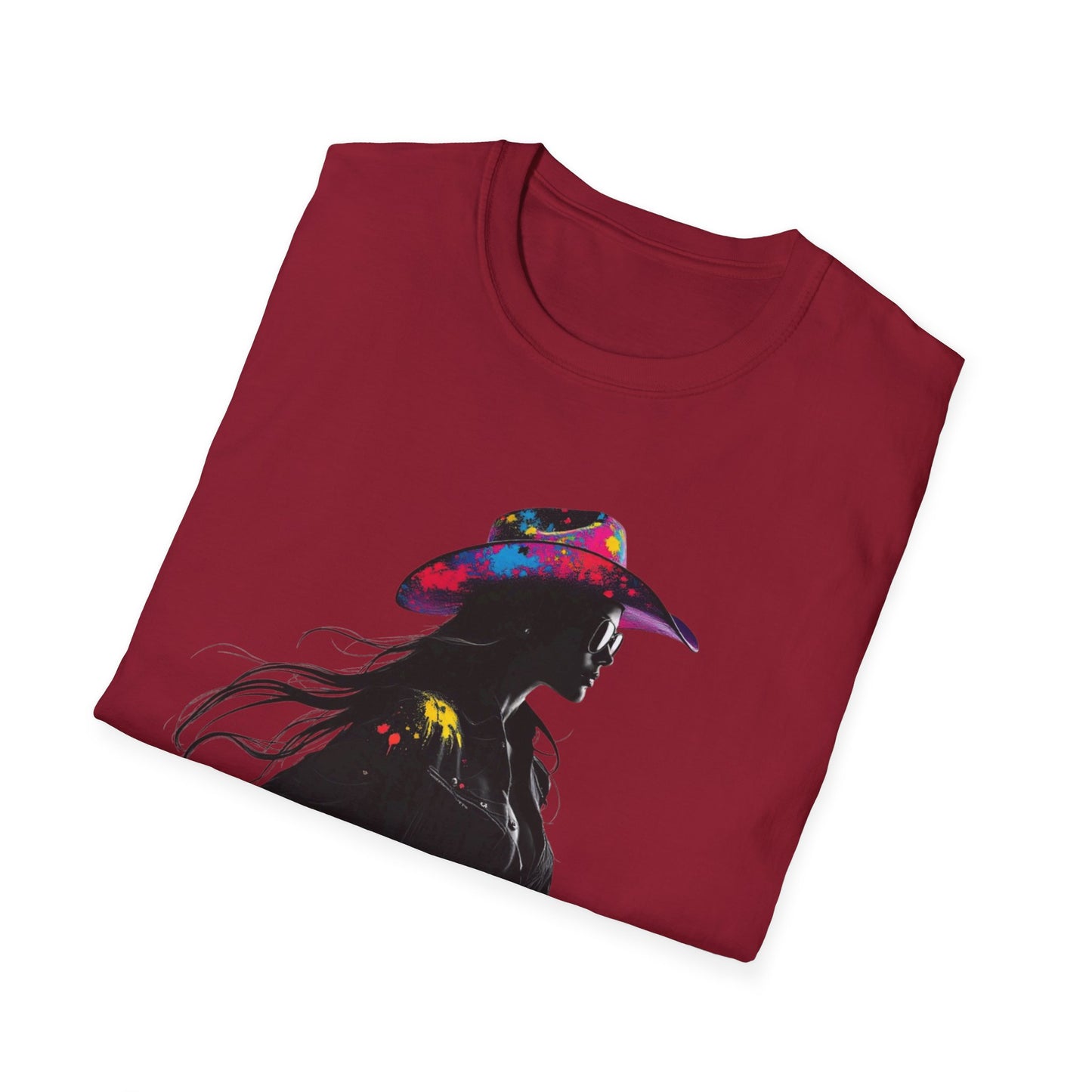 Cowgirl Vibes Unisex Softstyle T-Shirt - Trendy Western Graphic Tee