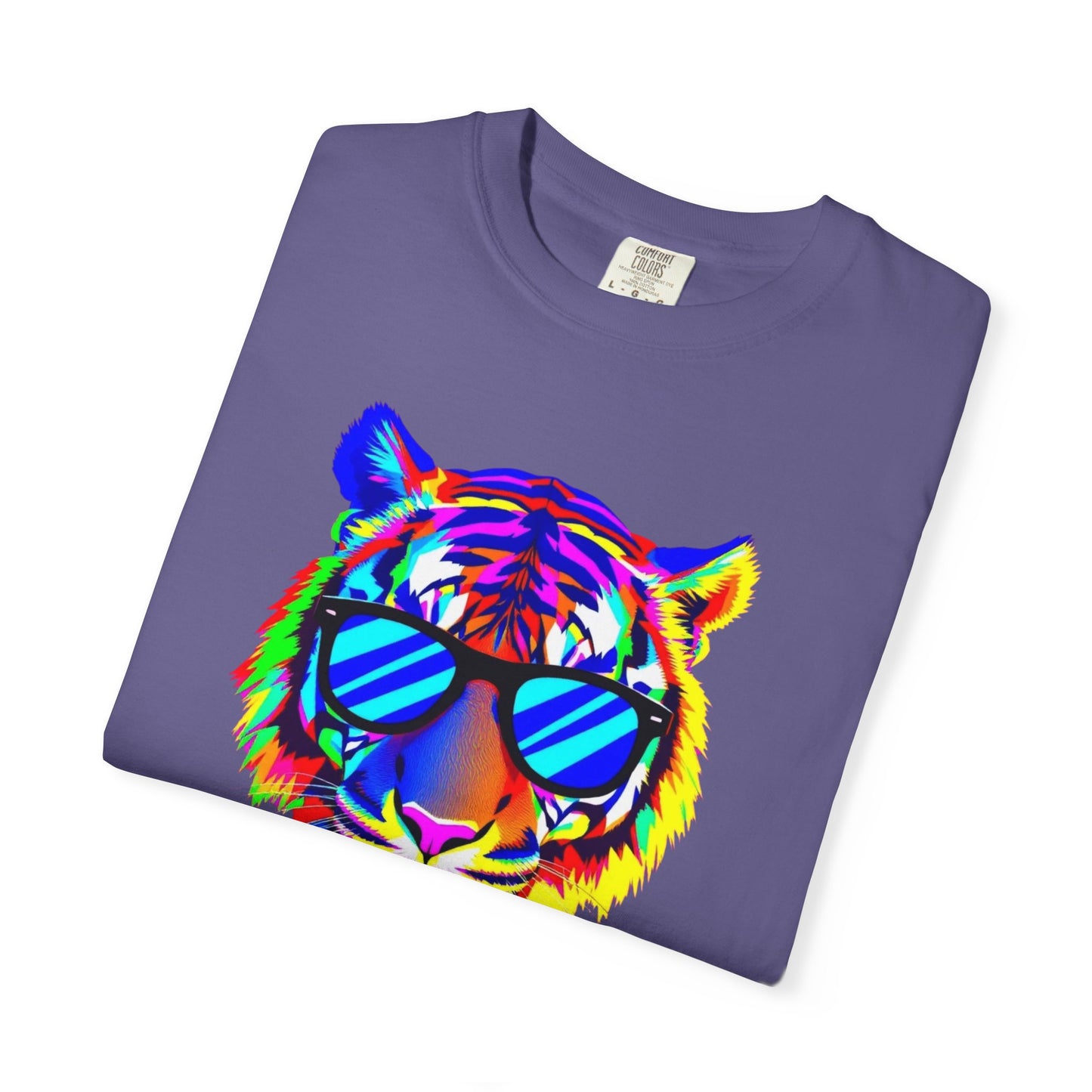 Vibrant Tiger Graphic T-Shirt - Unisex, Cool & Colorful Design