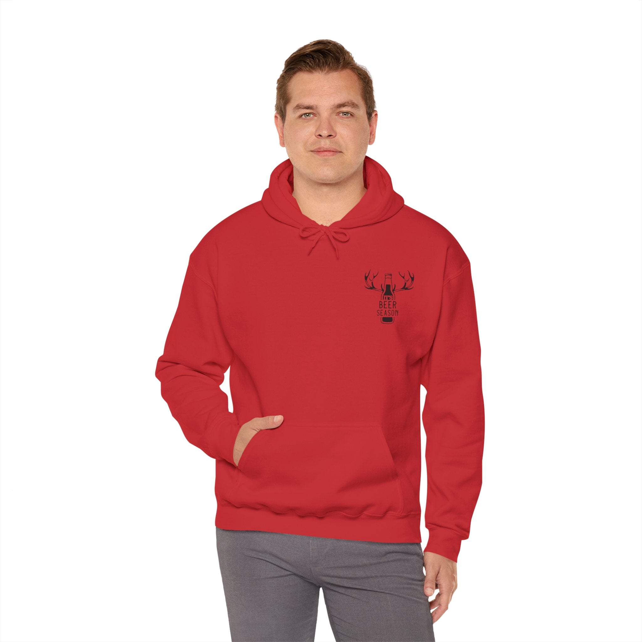 Beer Season Hoodie for Comfort and Style, Unisex Hooded Sweatshirt, Beer Lover Gift, Cozy Casual Wear, Perfect for Camping