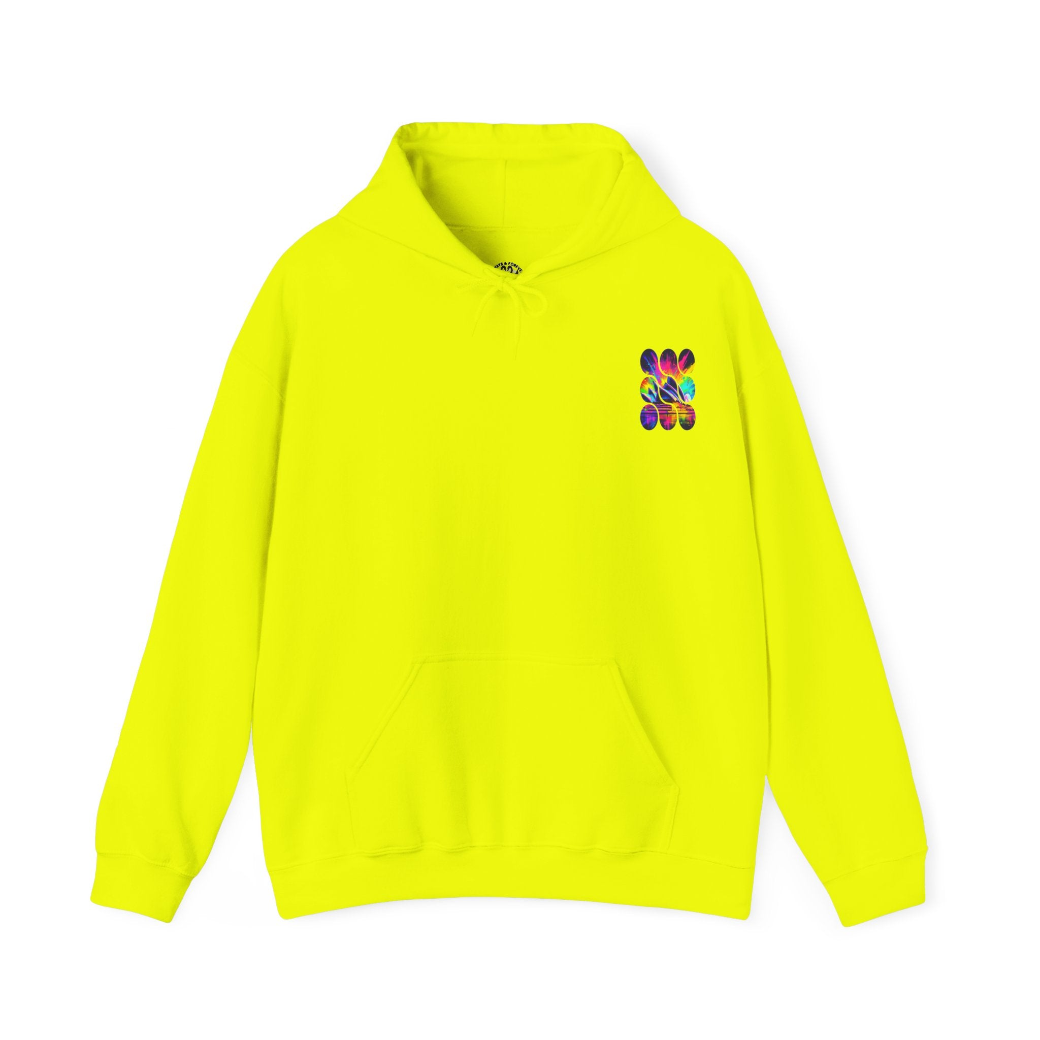 Colorful City View Abstract Hoodie with Eye-Catching Design, Perfect for Casual Wear, Art Lovers, Gift for Friends, Cozy Layering