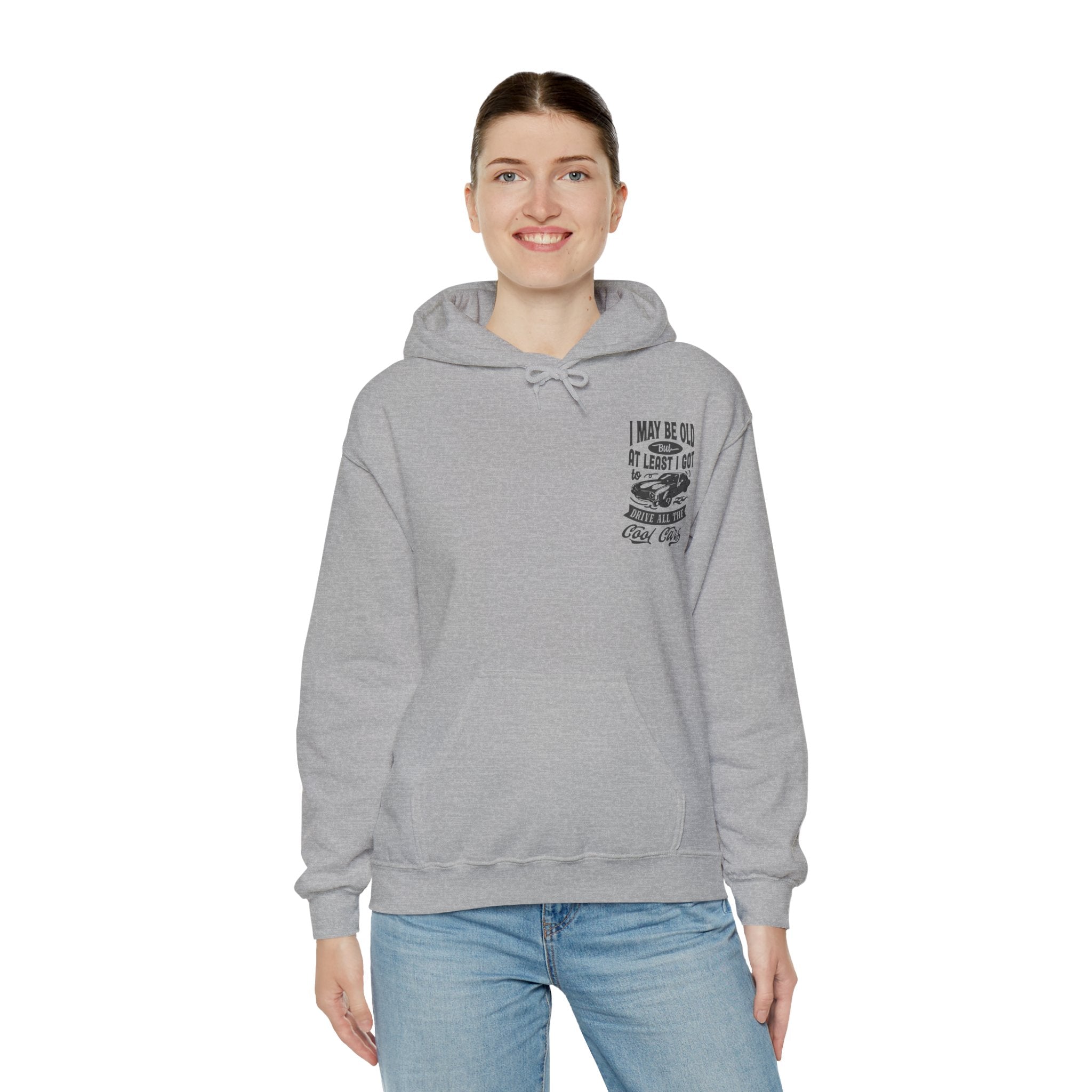 Cool Cars Vintage Hoodie, Funny Sweatshirt, Gift for Car Lovers, Retro Vehicle Apparel, Unique Birthday Present, Unisex Hooded Pullover