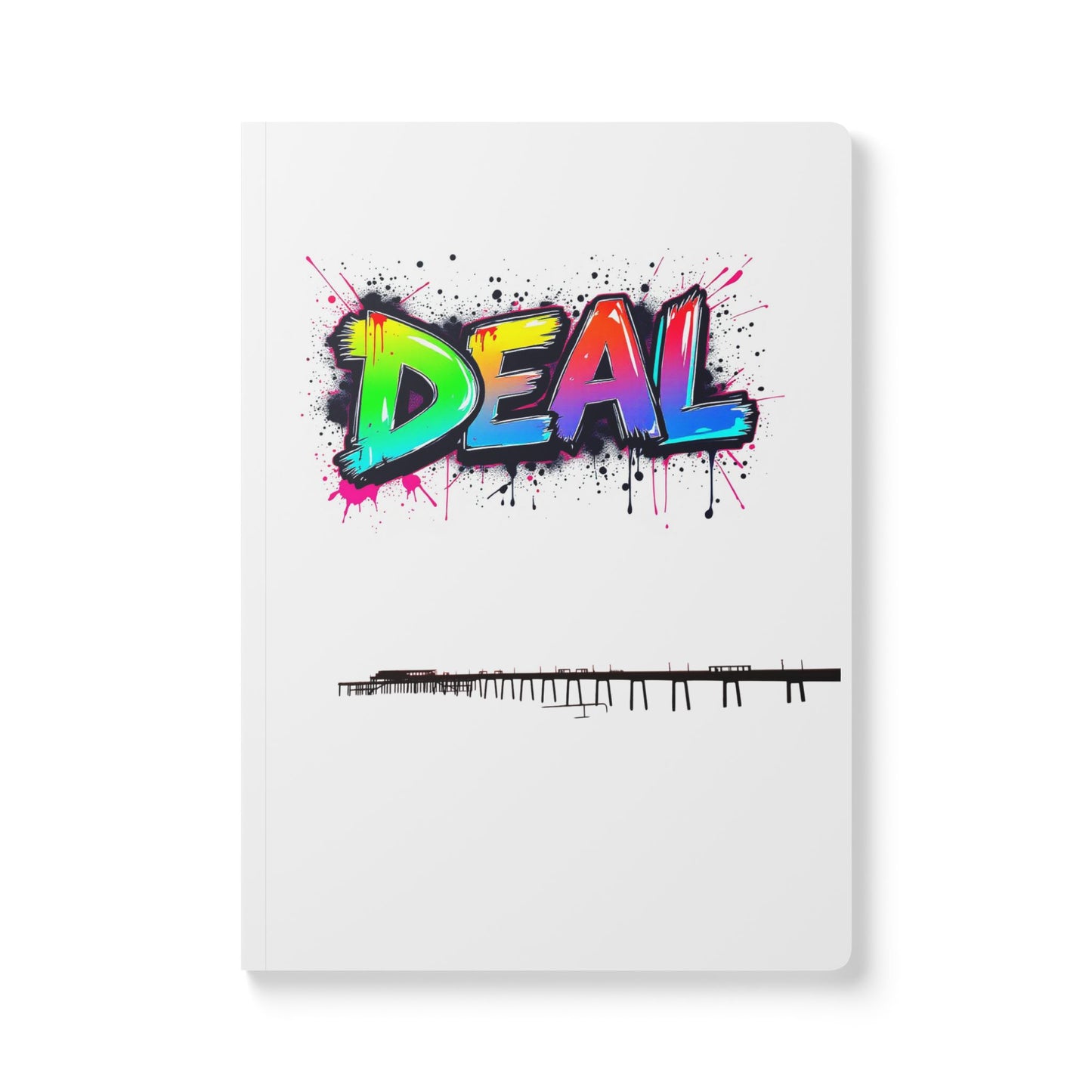 Colorful 'DEAL' Softcover Journal for Creative Minds