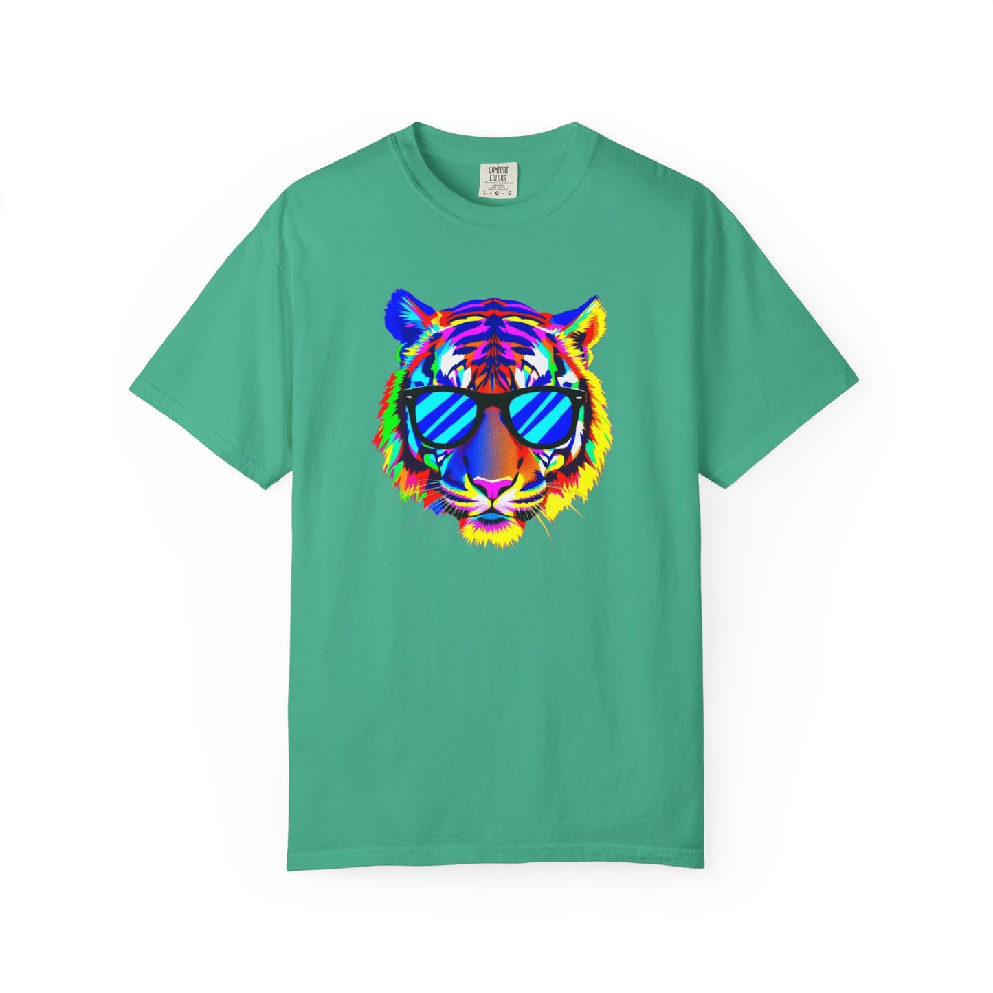 Vibrant Tiger Graphic T-Shirt - Unisex, Cool & Colorful Design