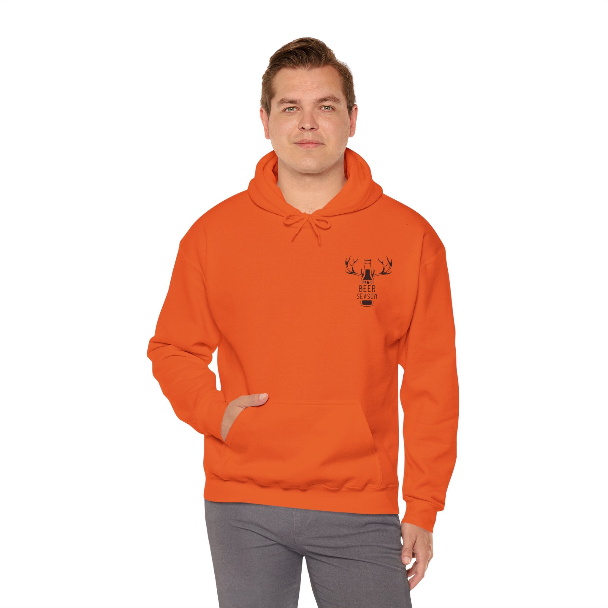 Beer Season Hoodie for Comfort and Style, Unisex Hooded Sweatshirt, Beer Lover Gift, Cozy Casual Wear, Perfect for Camping