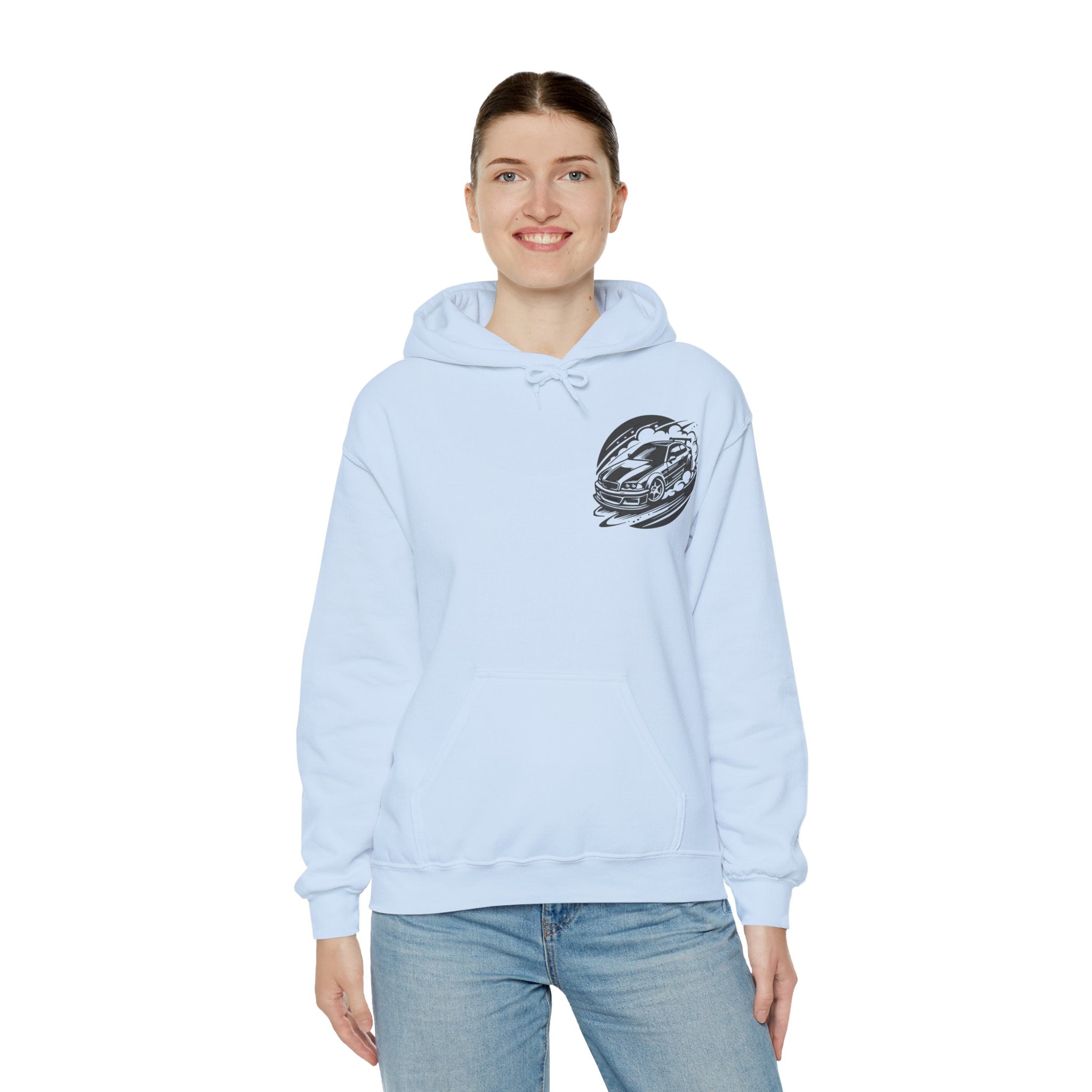 Cool Car Graphic Hoodie for Car Lovers, Unisex Pullover, Automotive Gift, Streetwear, Racing Apparel, Casual Wear