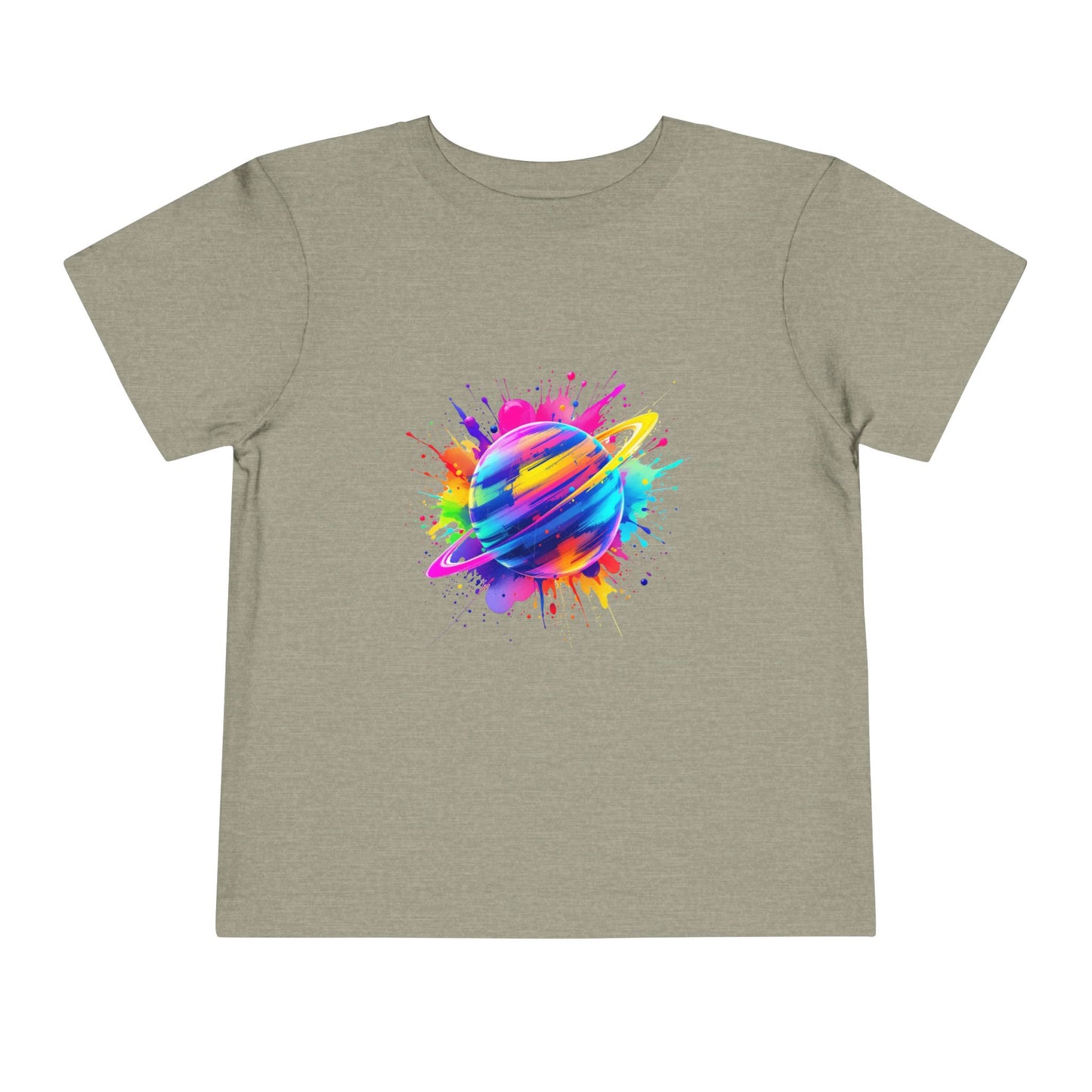 Colorful Planet Toddler Short Sleeve Tee - Fun & Playful Kids Shirt