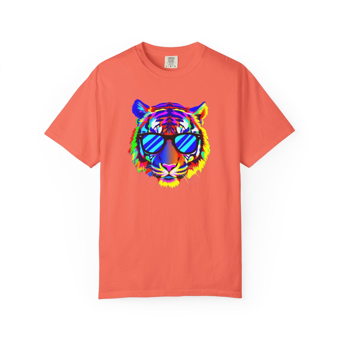 Vibrant Tiger Graphic T-Shirt - Unisex, Cool & Colorful Design