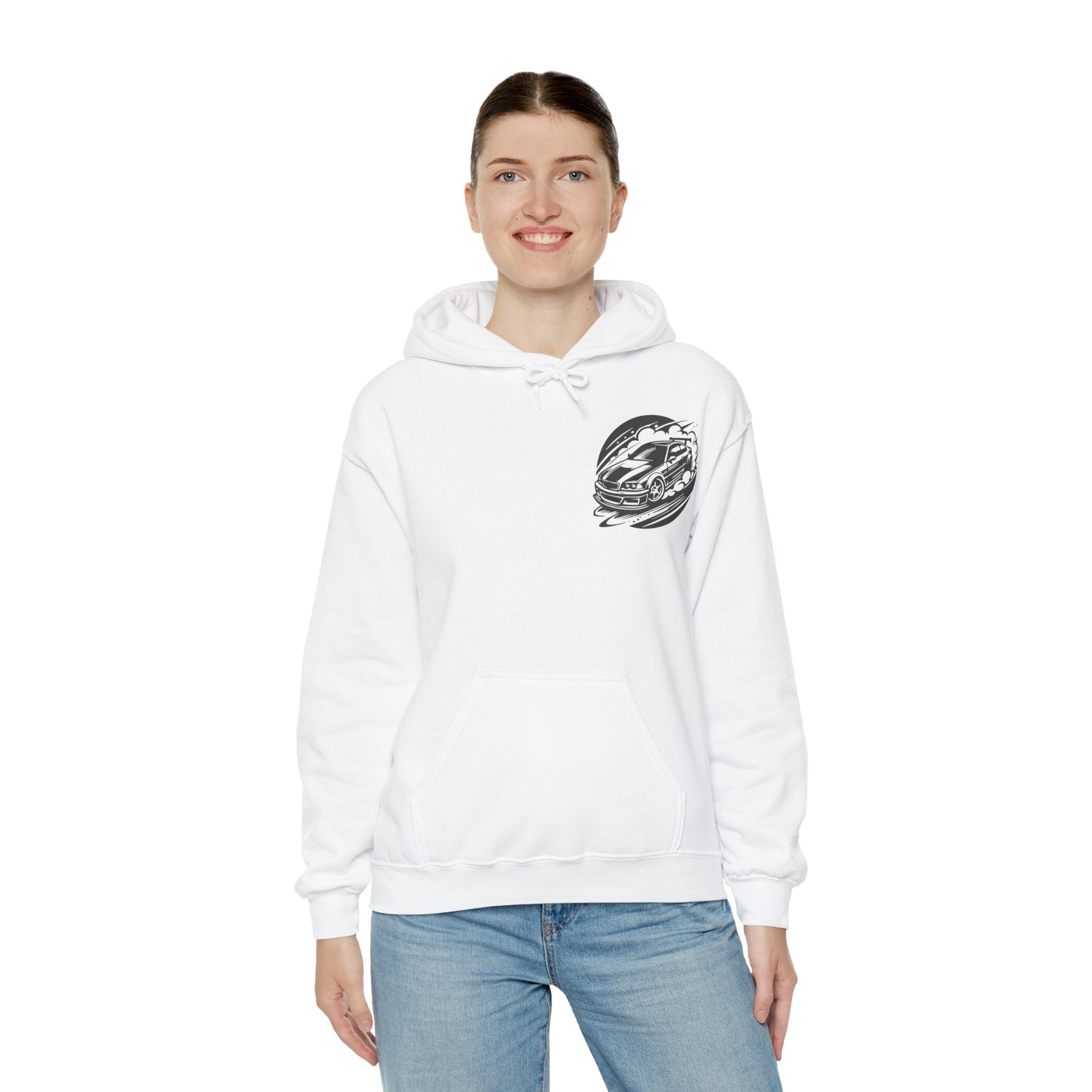 Cool Car Graphic Hoodie for Car Lovers, Unisex Pullover, Automotive Gift, Streetwear, Racing Apparel, Casual Wear