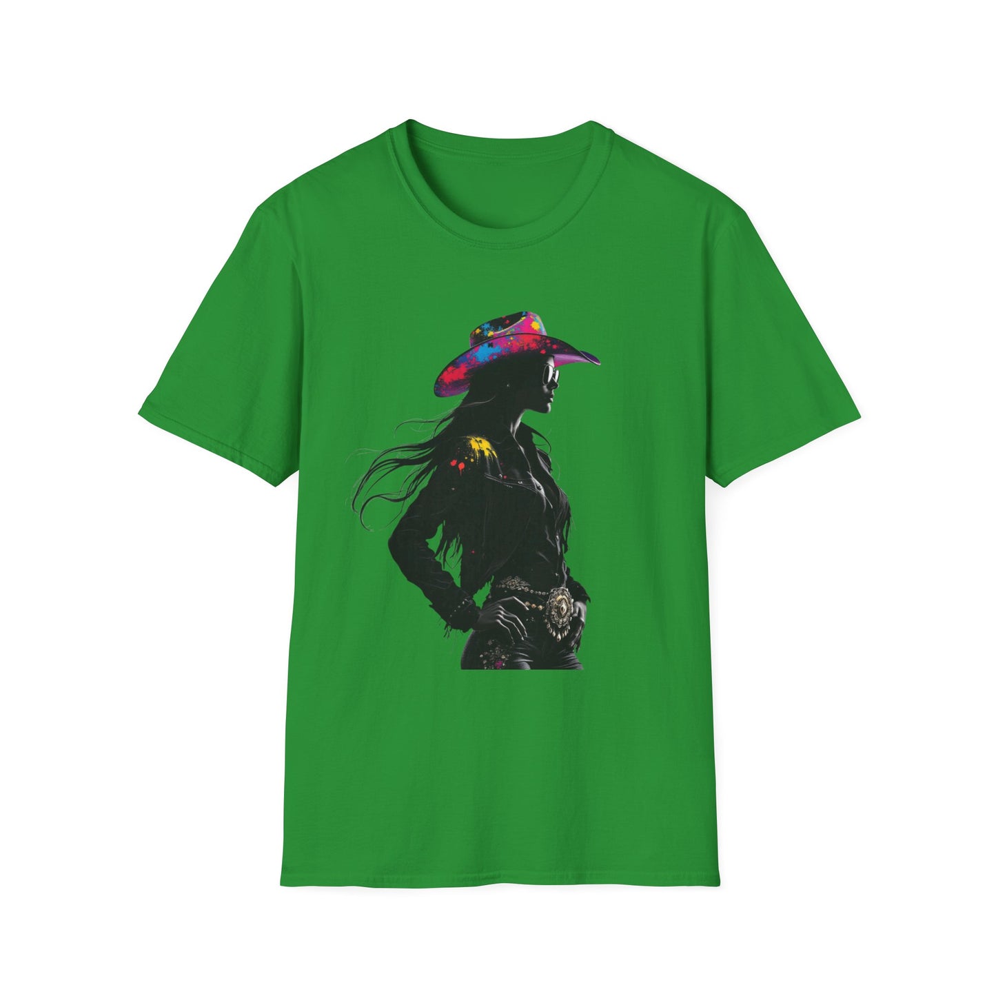 Cowgirl Vibes Unisex Softstyle T-Shirt - Trendy Western Graphic Tee