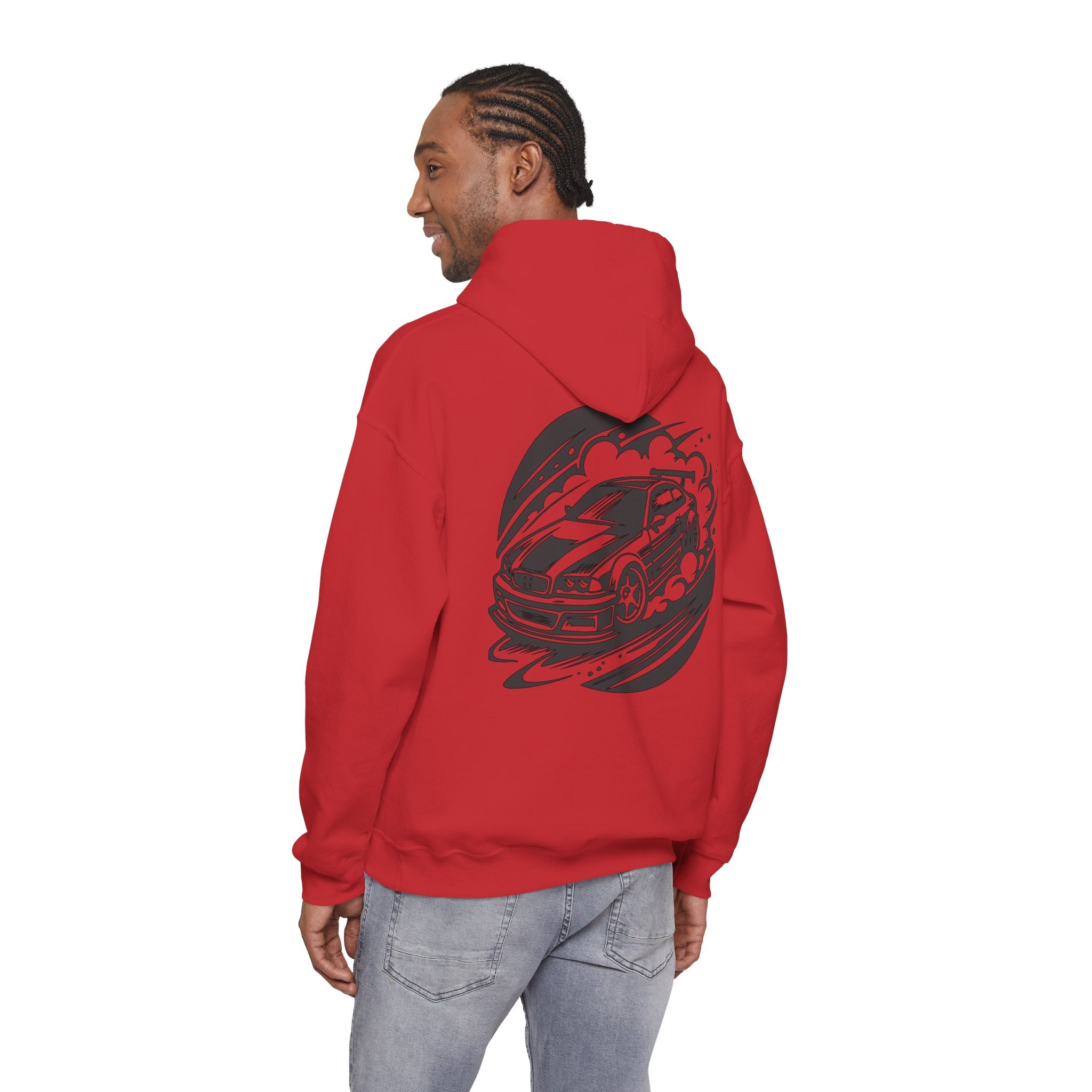 Cool Car Graphic Hoodie for Car Lovers, Unisex Pullover, Automotive Gift, Streetwear, Racing Apparel, Casual Wear
