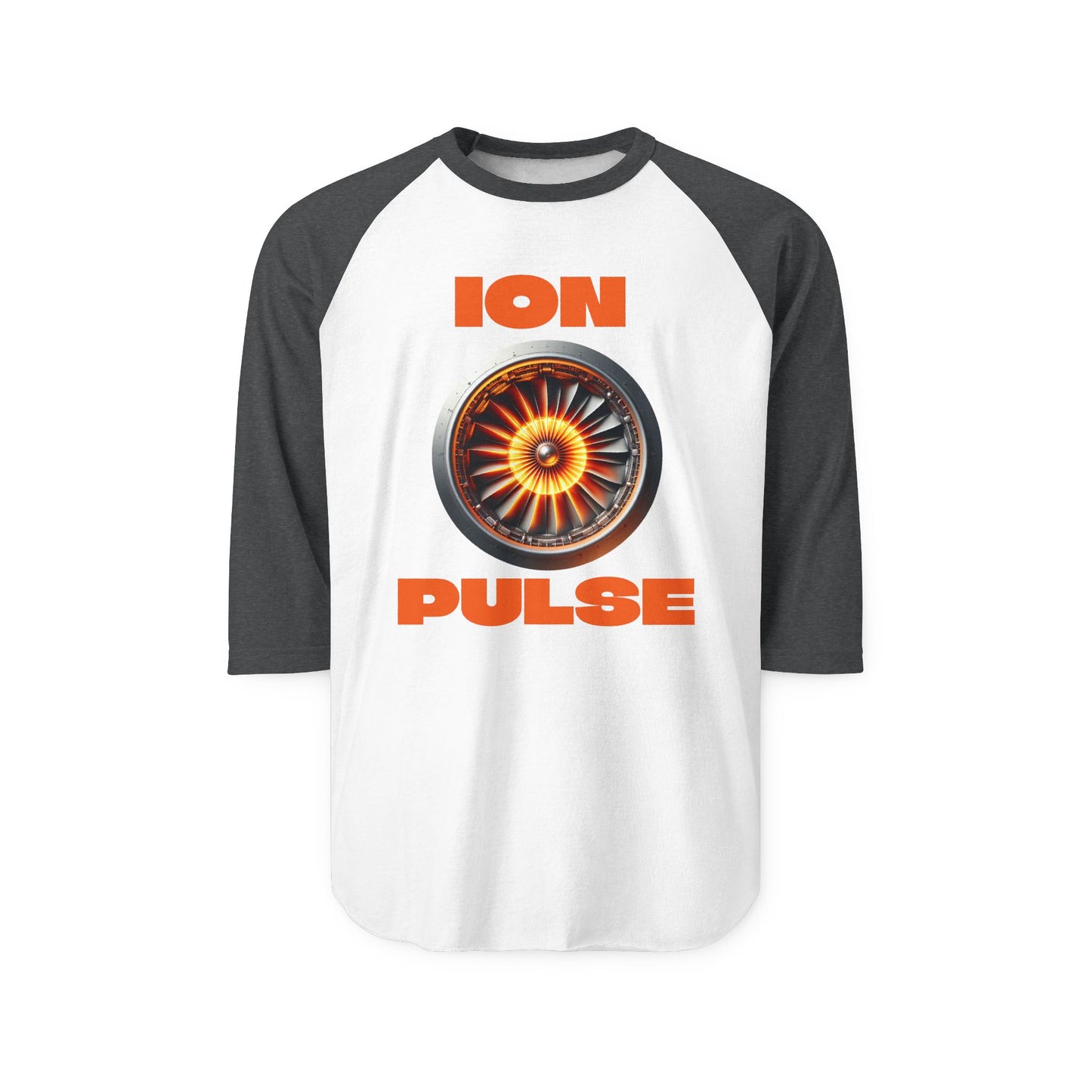 ION PULSE Unisex Three-Quarter Sleeve Raglan Shirt - Perfect for Motorsports Fans