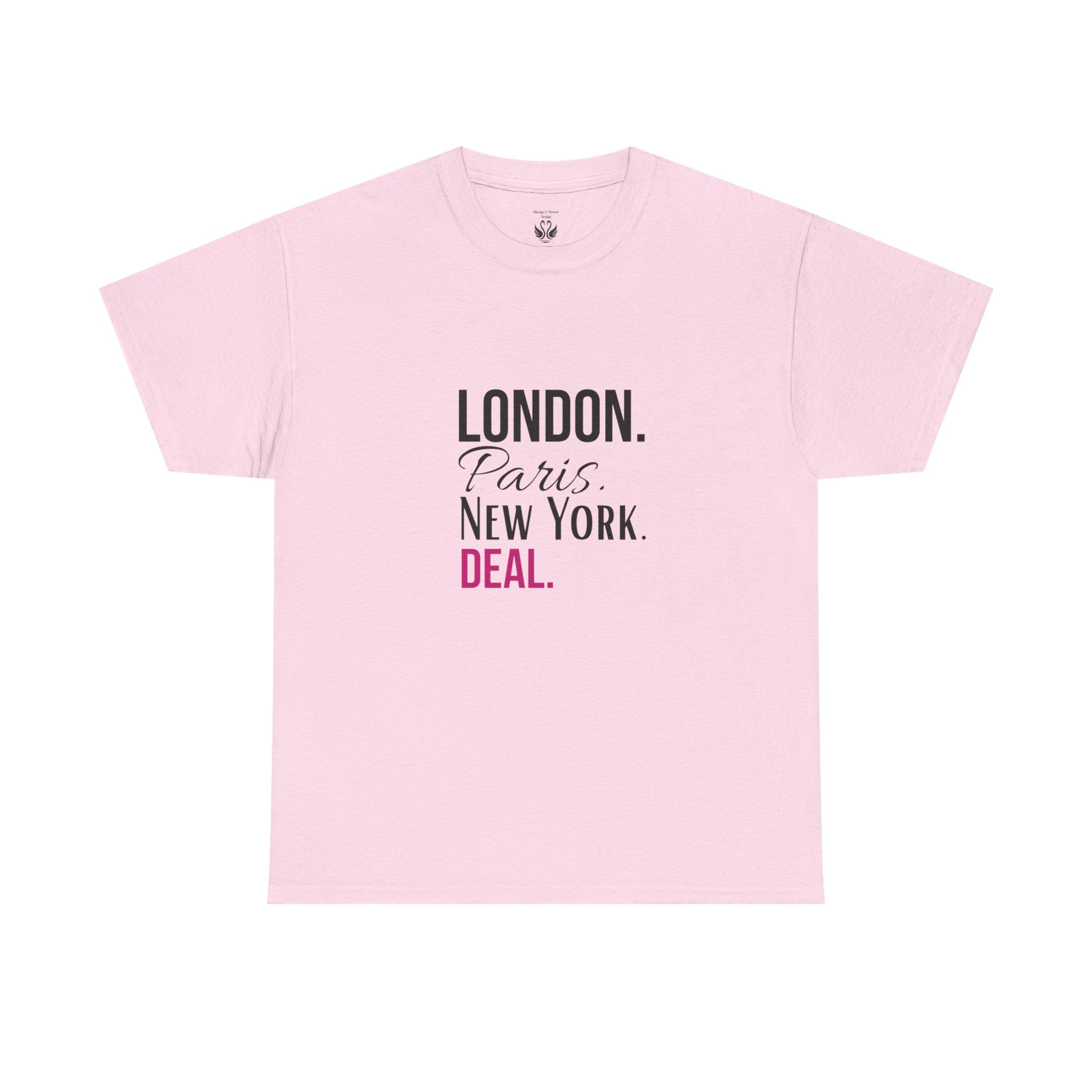 City Life Unisex Tee: London, Paris, New York Deal - Travel Shirt, Fashion Apparel, Gift for Travelers, Urban Outfit, Streetwear