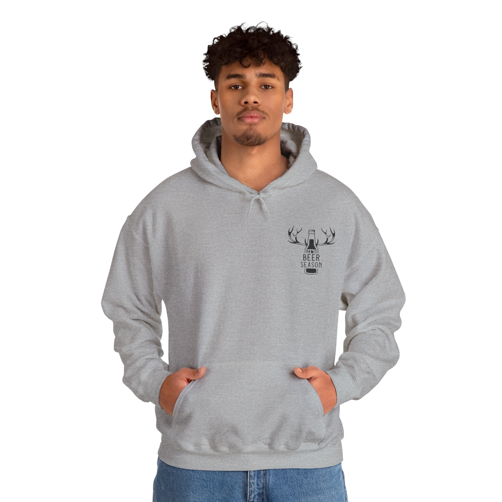 Beer Season Hoodie for Comfort and Style, Unisex Hooded Sweatshirt, Beer Lover Gift, Cozy Casual Wear, Perfect for Camping
