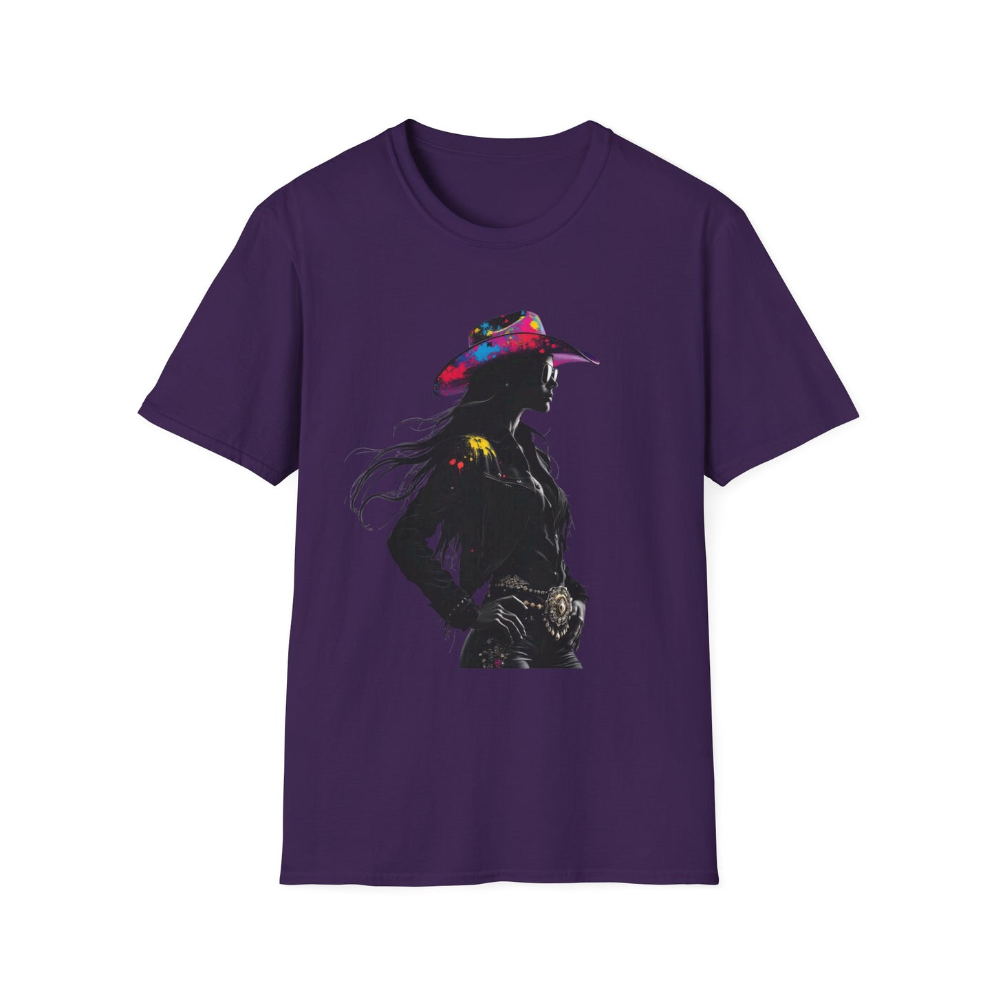 Cowgirl Vibes Unisex Softstyle T-Shirt - Trendy Western Graphic Tee