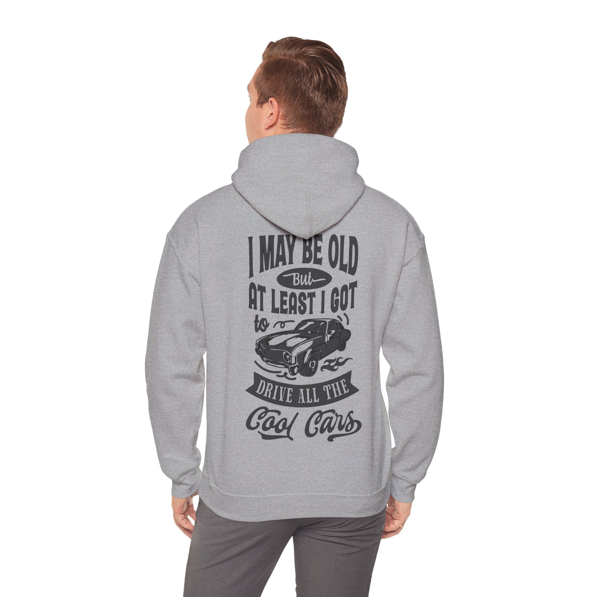 Cool Cars Vintage Hoodie, Funny Sweatshirt, Gift for Car Lovers, Retro Vehicle Apparel, Unique Birthday Present, Unisex Hooded Pullover
