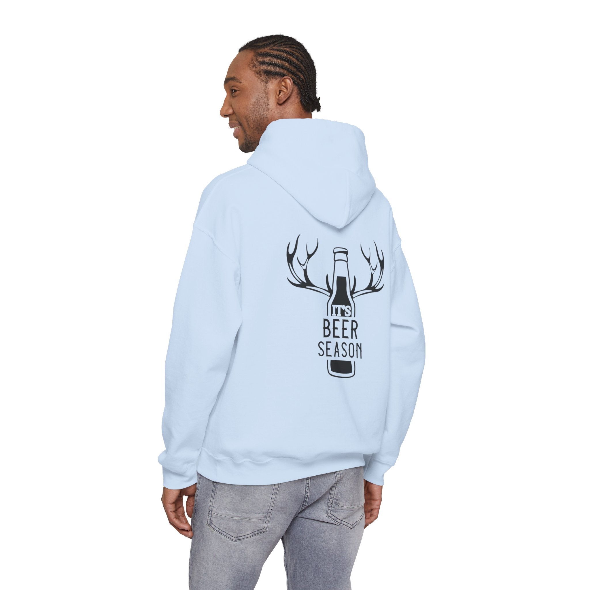 Beer Season Hoodie for Comfort and Style, Unisex Hooded Sweatshirt, Beer Lover Gift, Cozy Casual Wear, Perfect for Camping