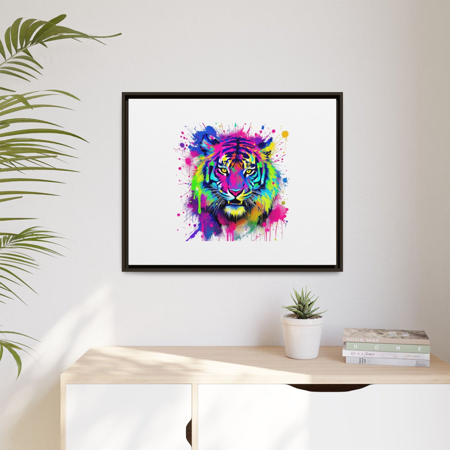 Vibrant Tiger Canvas Print - Framed Art for Bold Decor