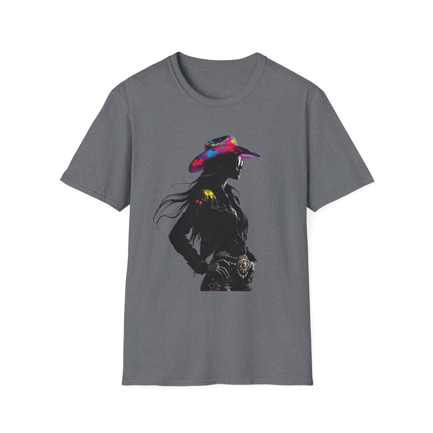 Cowgirl Vibes Unisex Softstyle T-Shirt - Trendy Western Graphic Tee
