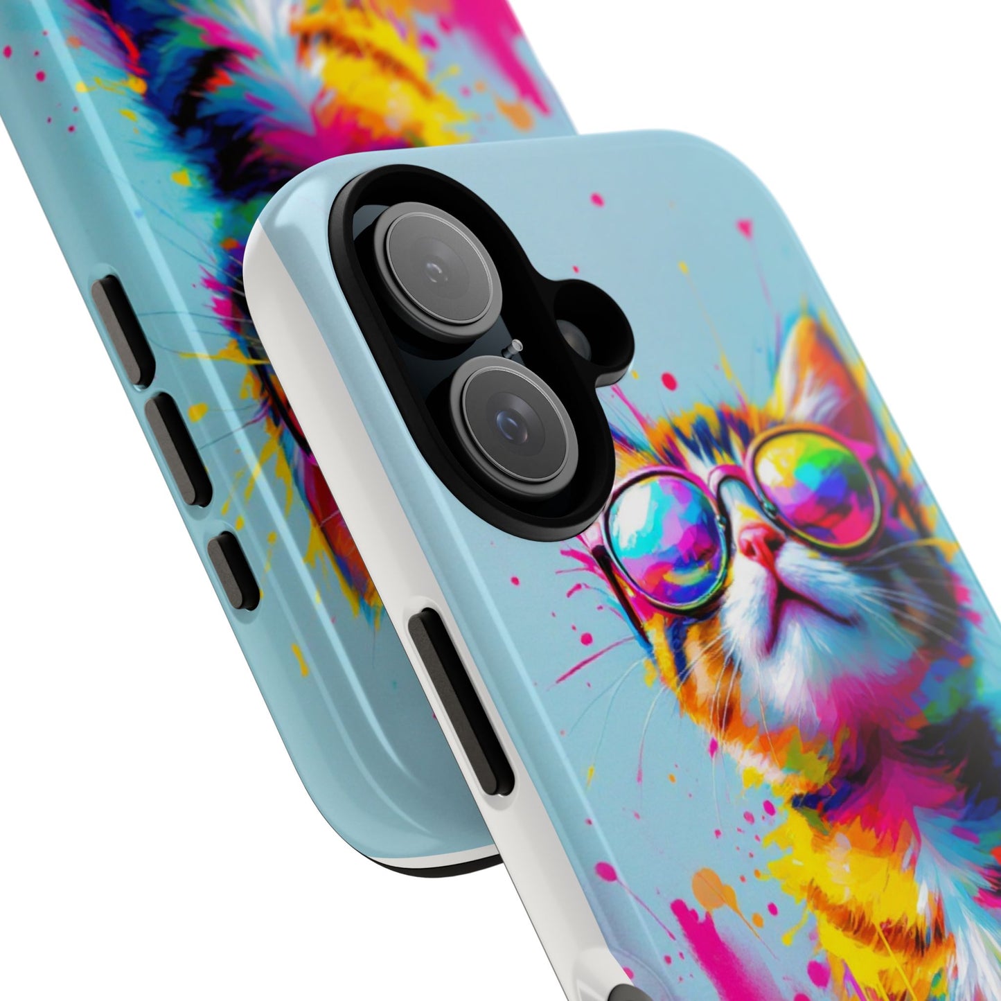 Colorful Cat Phone Case - Tough Cases for Cat Lovers