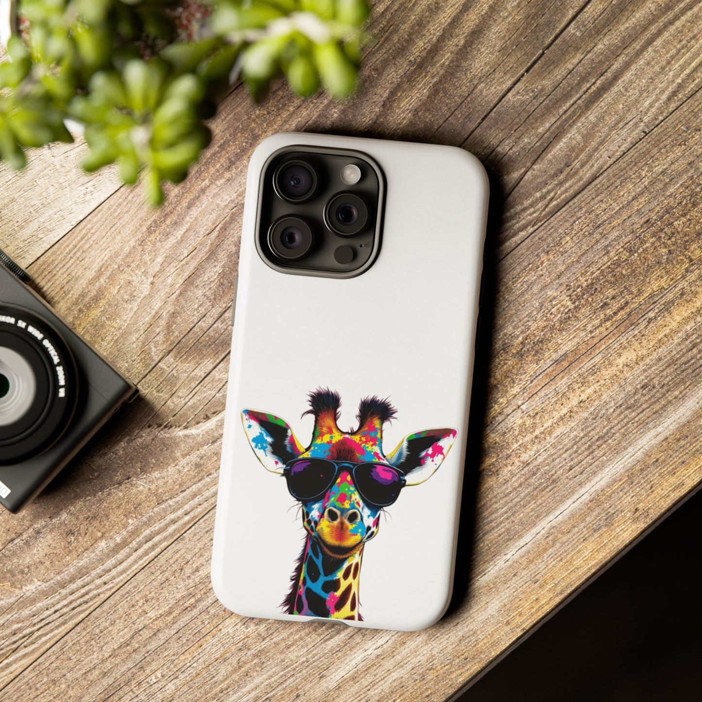 Colorful Giraffe Phone Case - Tough Cases for Animal Lovers