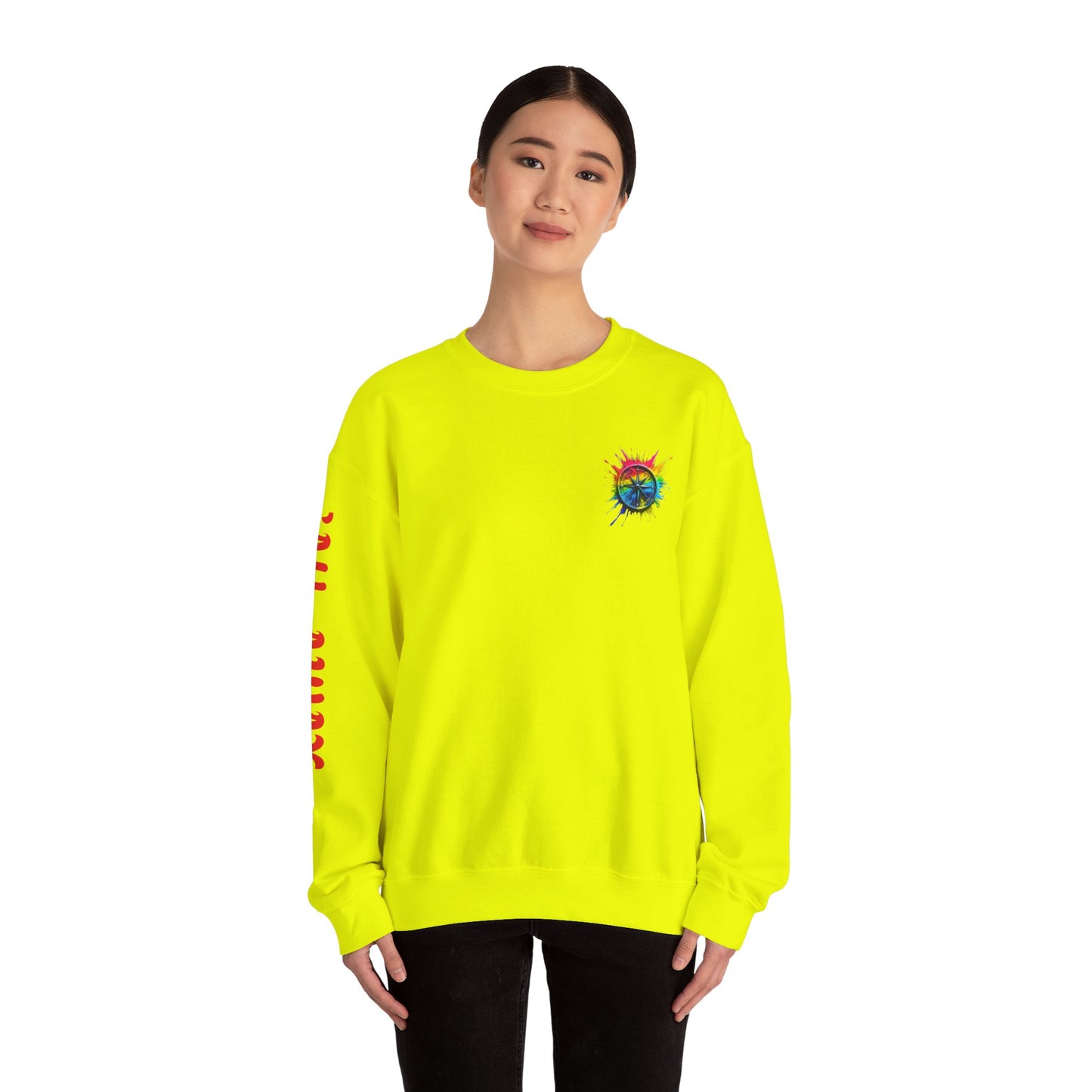 Colorful Splash Unisex Heavy Blend™ Crewneck Sweatshirt