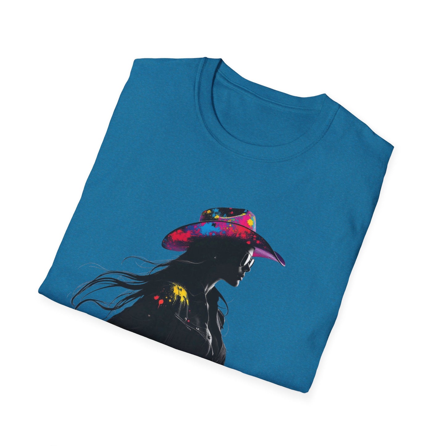 Cowgirl Vibes Unisex Softstyle T-Shirt - Trendy Western Graphic Tee