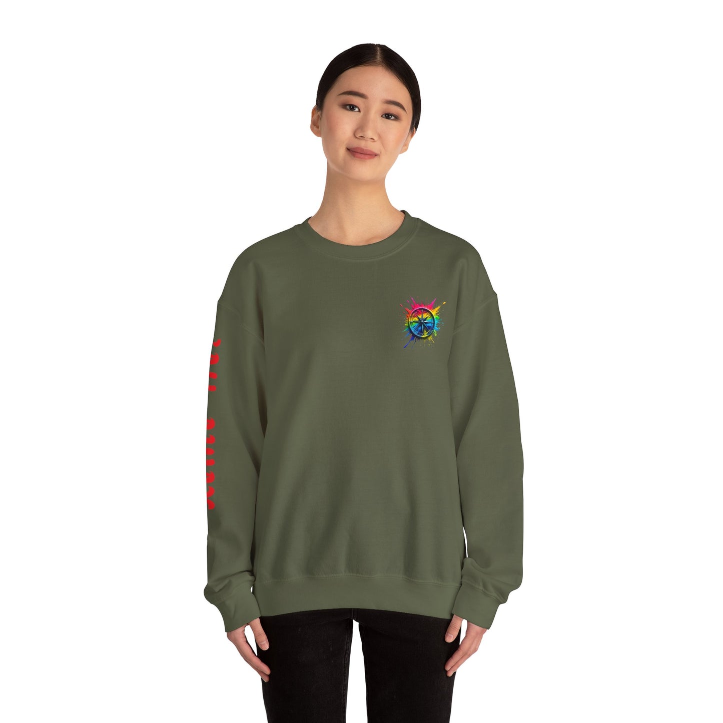 Colorful Splash Unisex Heavy Blend™ Crewneck Sweatshirt