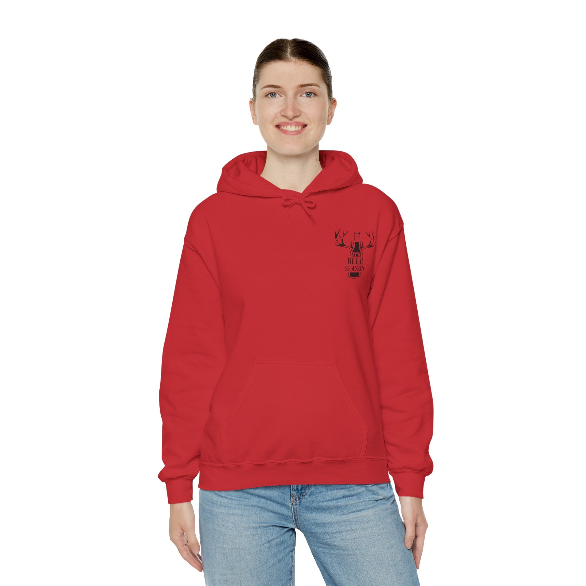 Beer Season Hoodie for Comfort and Style, Unisex Hooded Sweatshirt, Beer Lover Gift, Cozy Casual Wear, Perfect for Camping