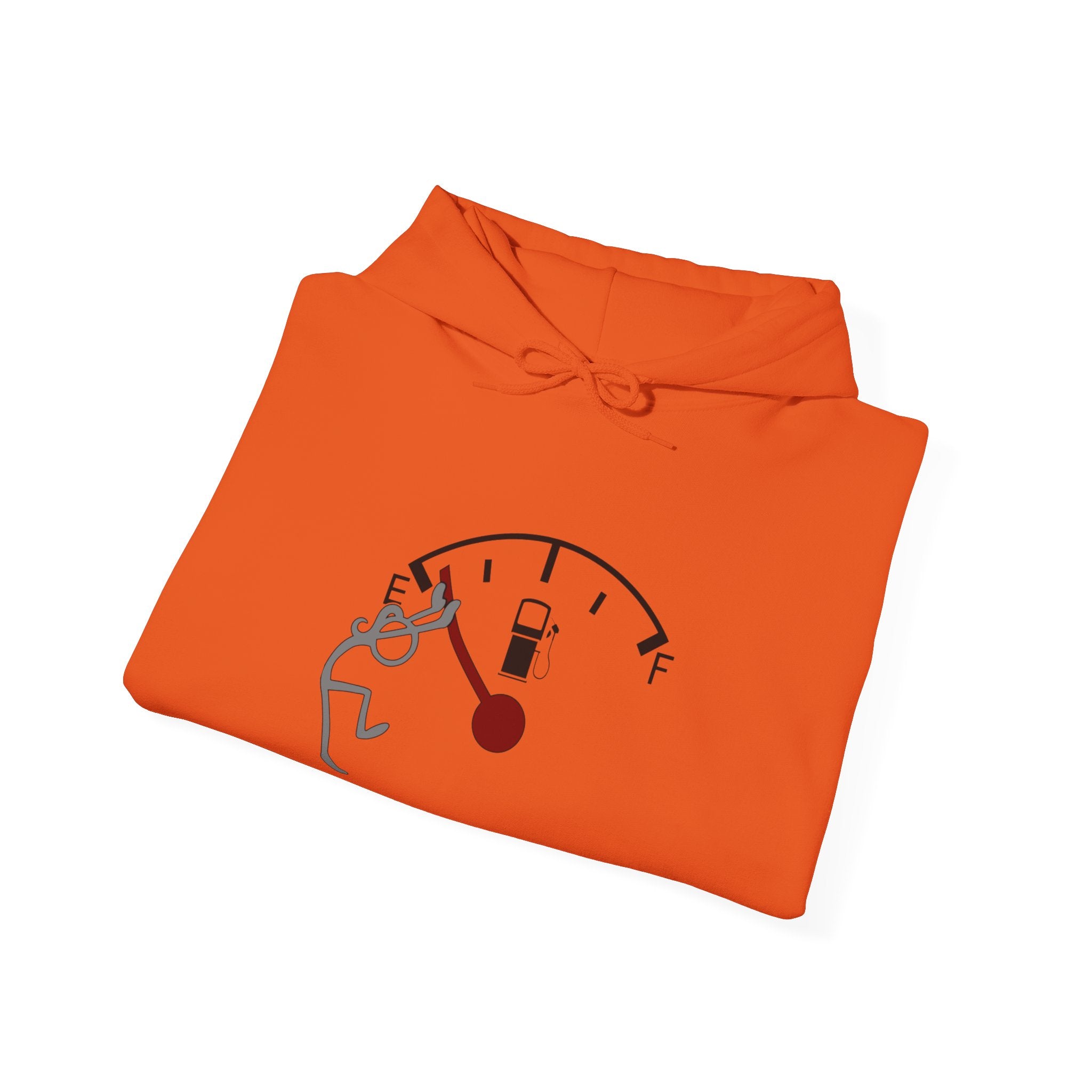 Fuel Gauge Graphic Hoodie, Unisex Sweatshirt for Gamers, Cozy Gift for Tech Lovers, Perfect for Casual Wear, Comfy Everyday Hoodie