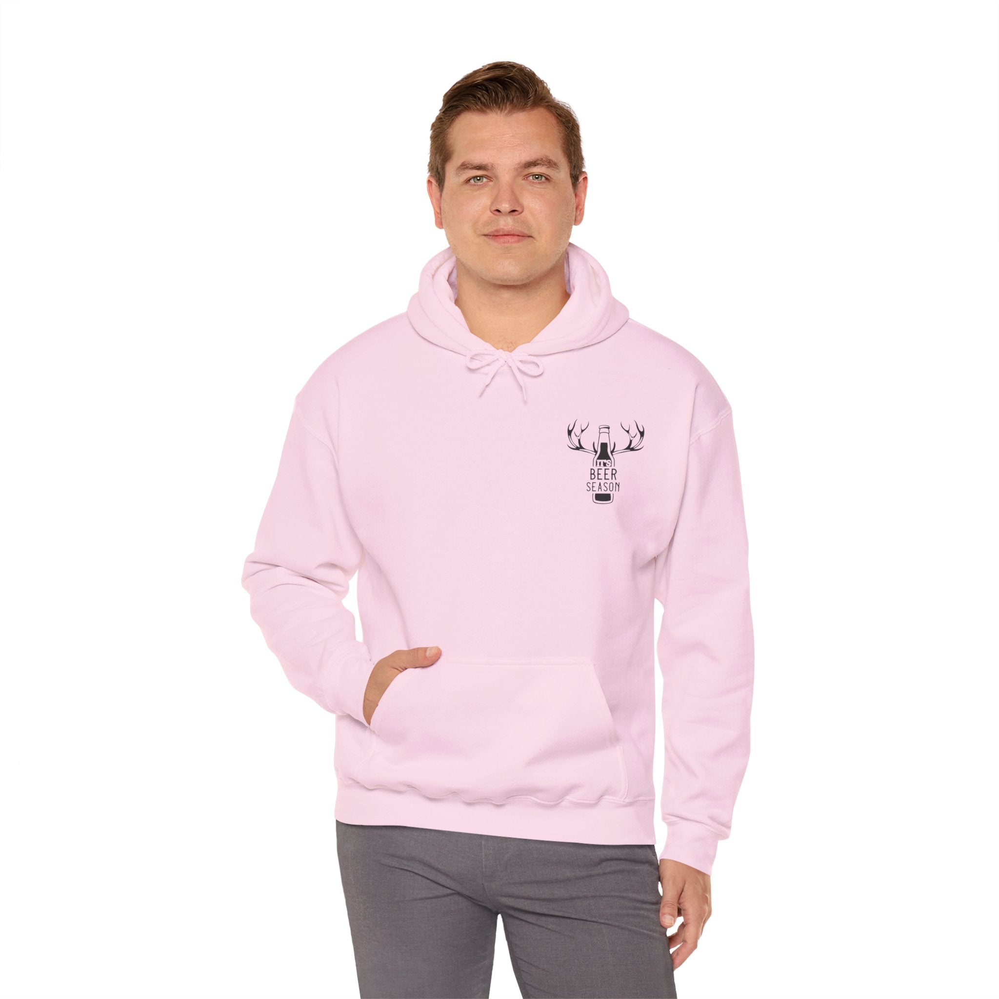 Beer Season Hoodie for Comfort and Style, Unisex Hooded Sweatshirt, Beer Lover Gift, Cozy Casual Wear, Perfect for Camping